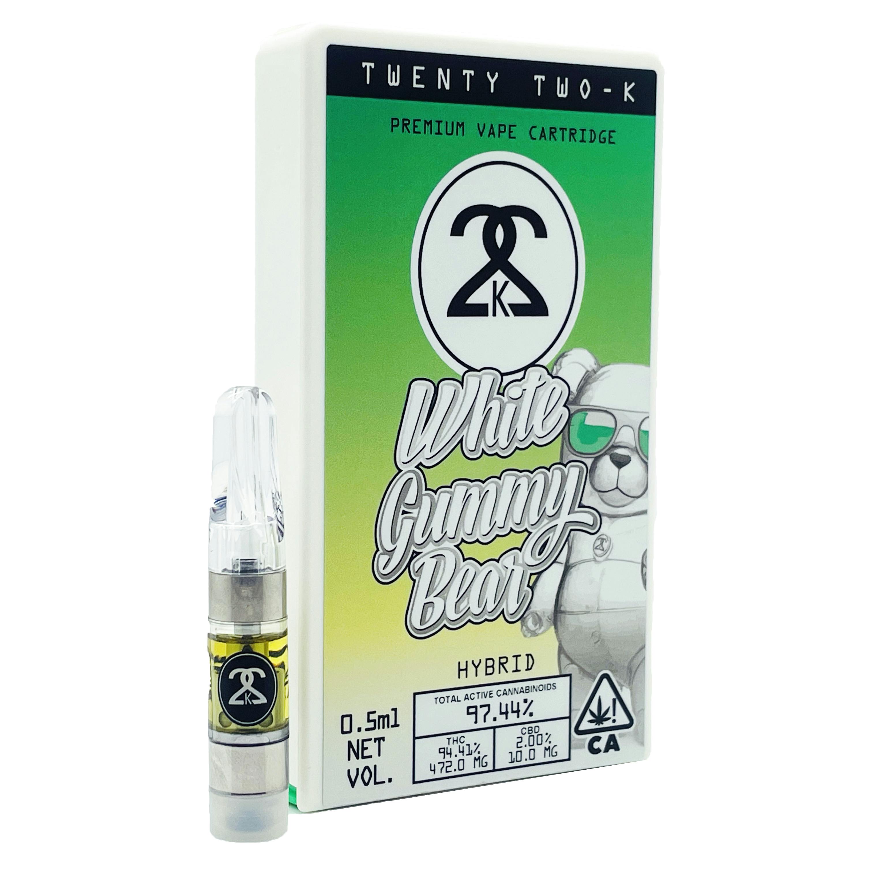 22K - White Gummy Bear - 0.5ml Cartridge - image 1
