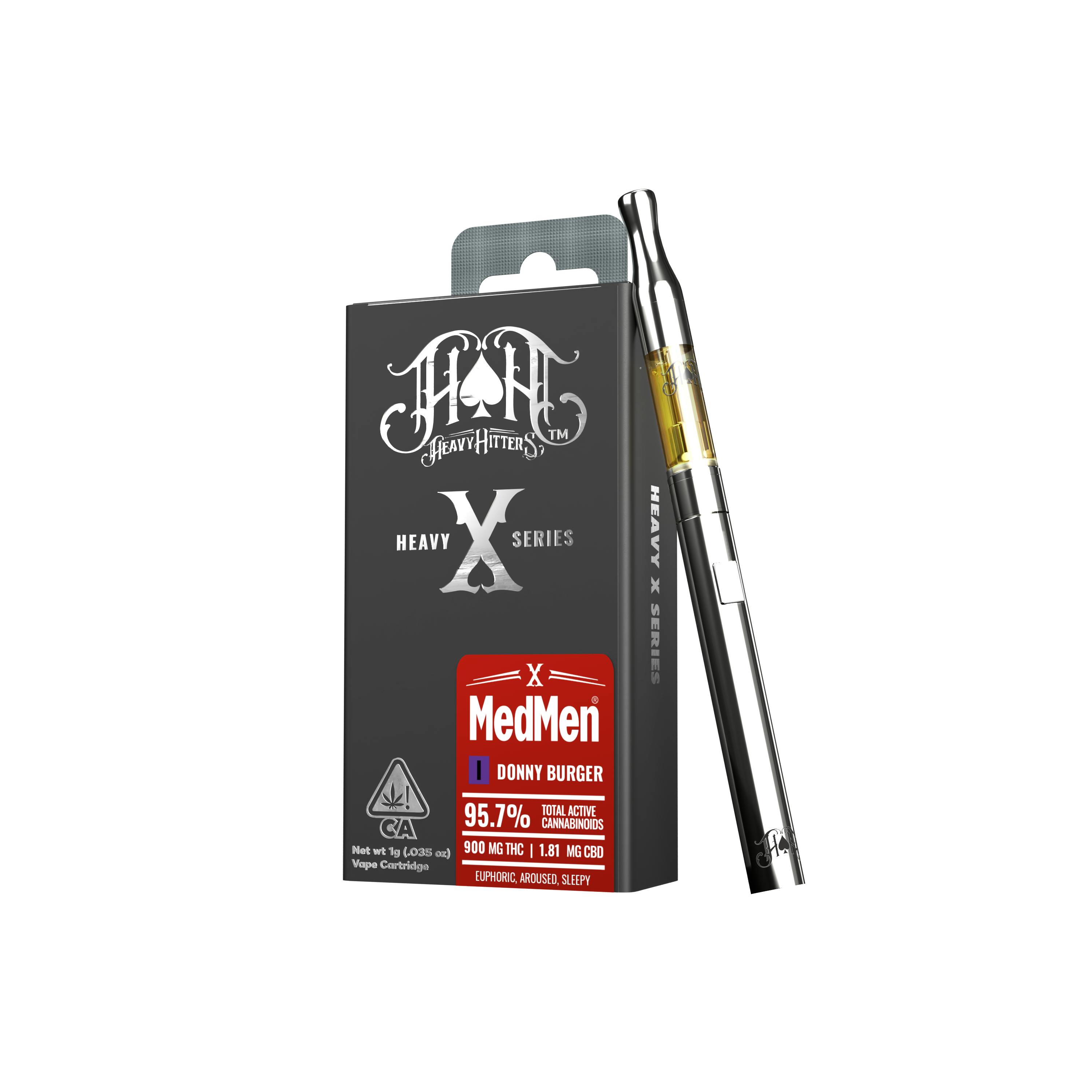 MM: Donny Burger | Indica - Ultra Extract High Purity Oil-1G Vape Cartridge - image 1