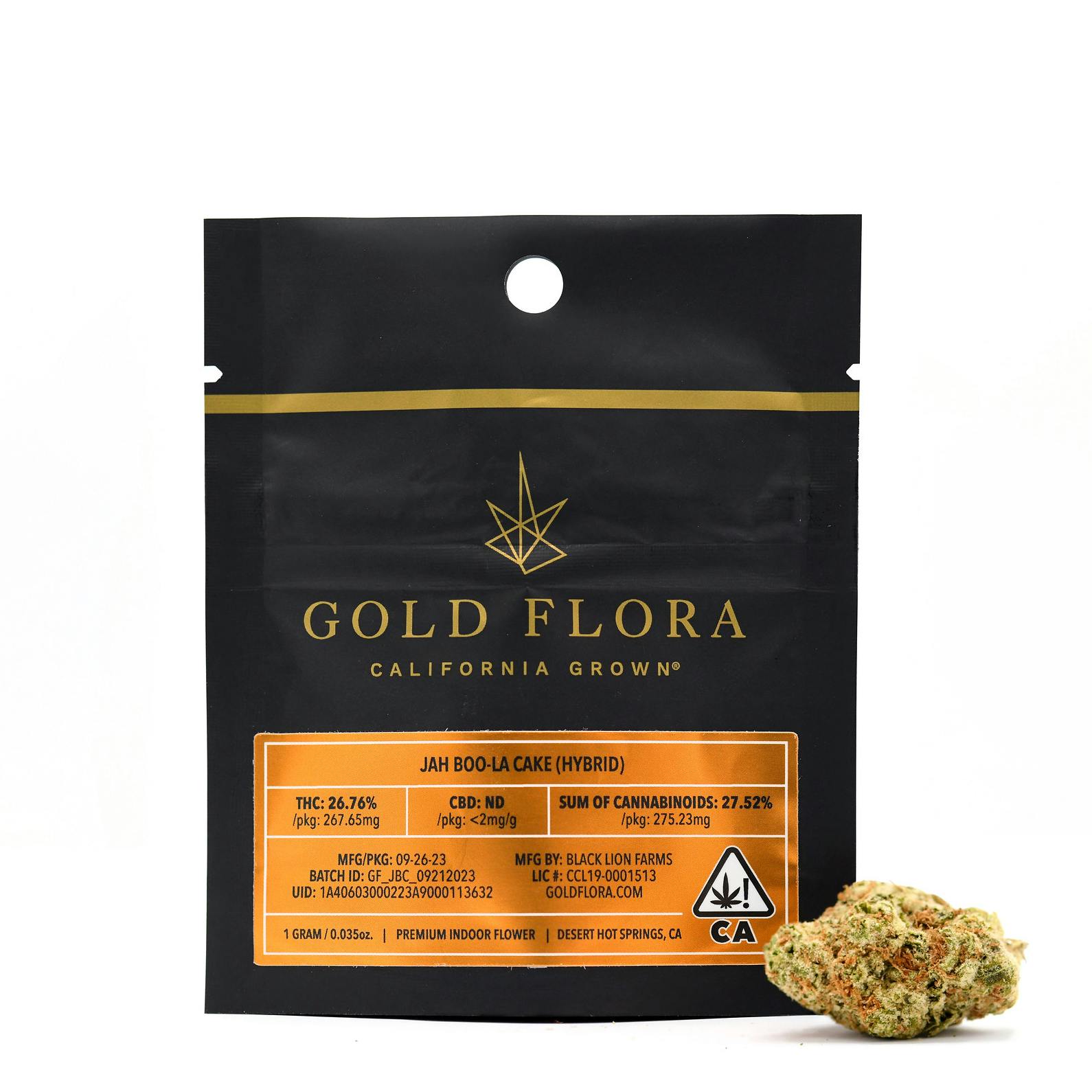 Jah Boo-La Cake 1g Flower - image 1