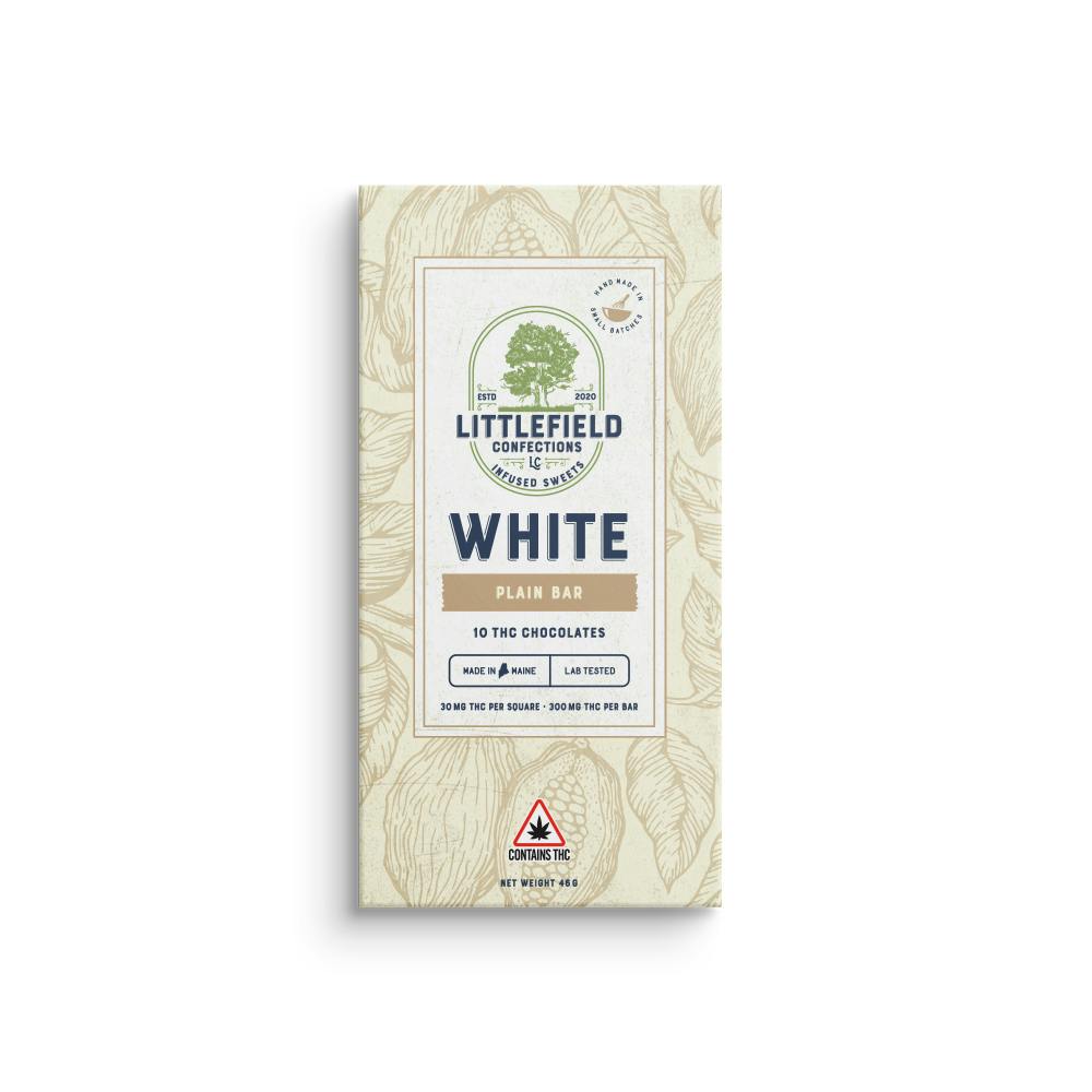 Plain White Chocolate THC Bar 30mg/pc 300mg Total - image 1