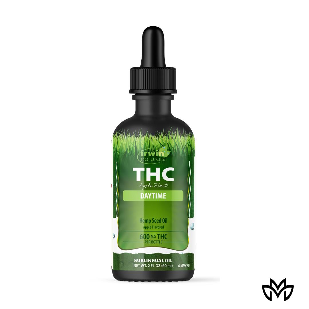 Irwin Naturals Tincture: Apple Blast Daytime, 600mg THC - image 1
