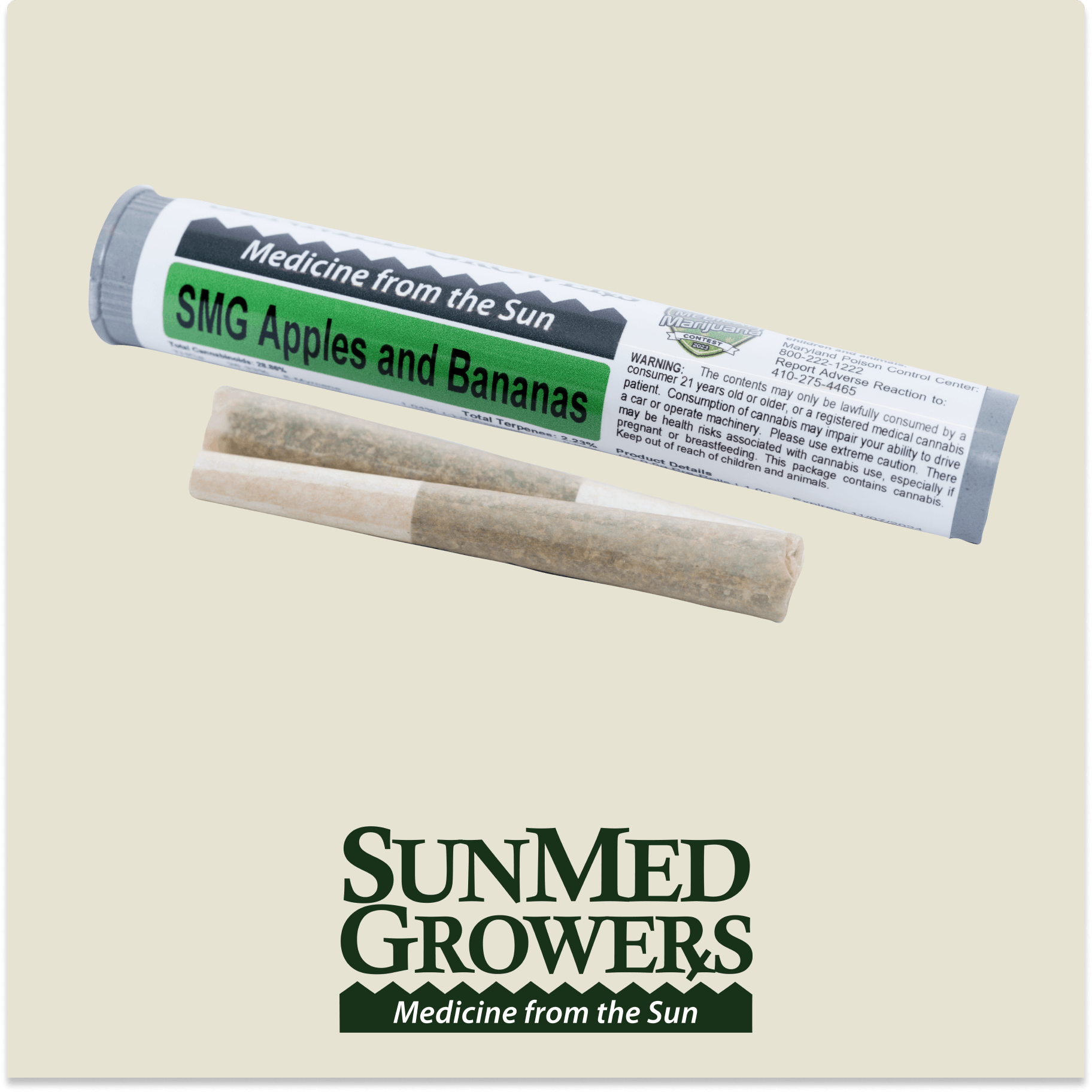 Apples and Bananas Pre Roll 0.5g/2 Pack - image 1