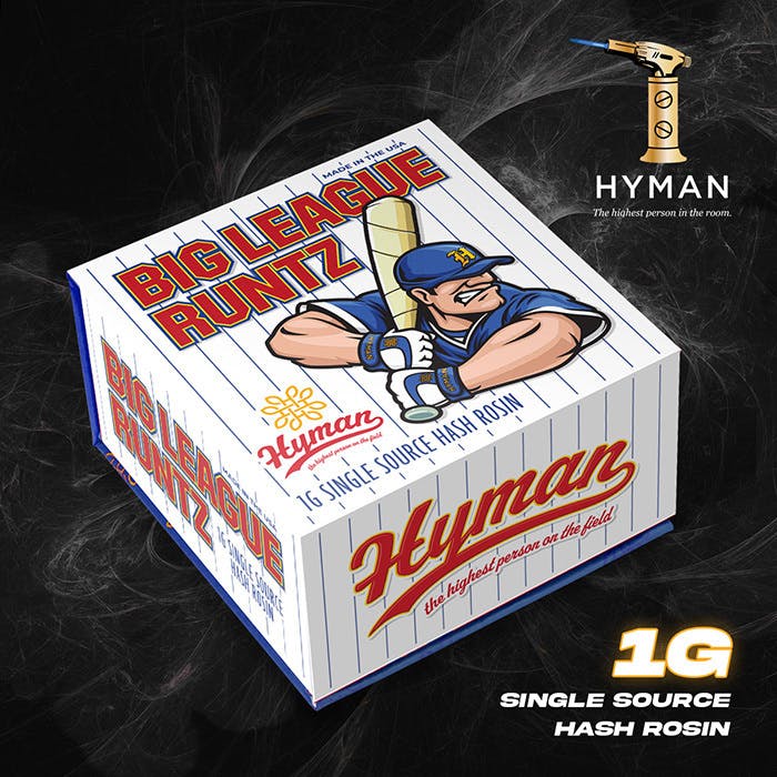 Big League Runtz | 1G Single Source Hash Rosin | HYMAN | REC - image 1