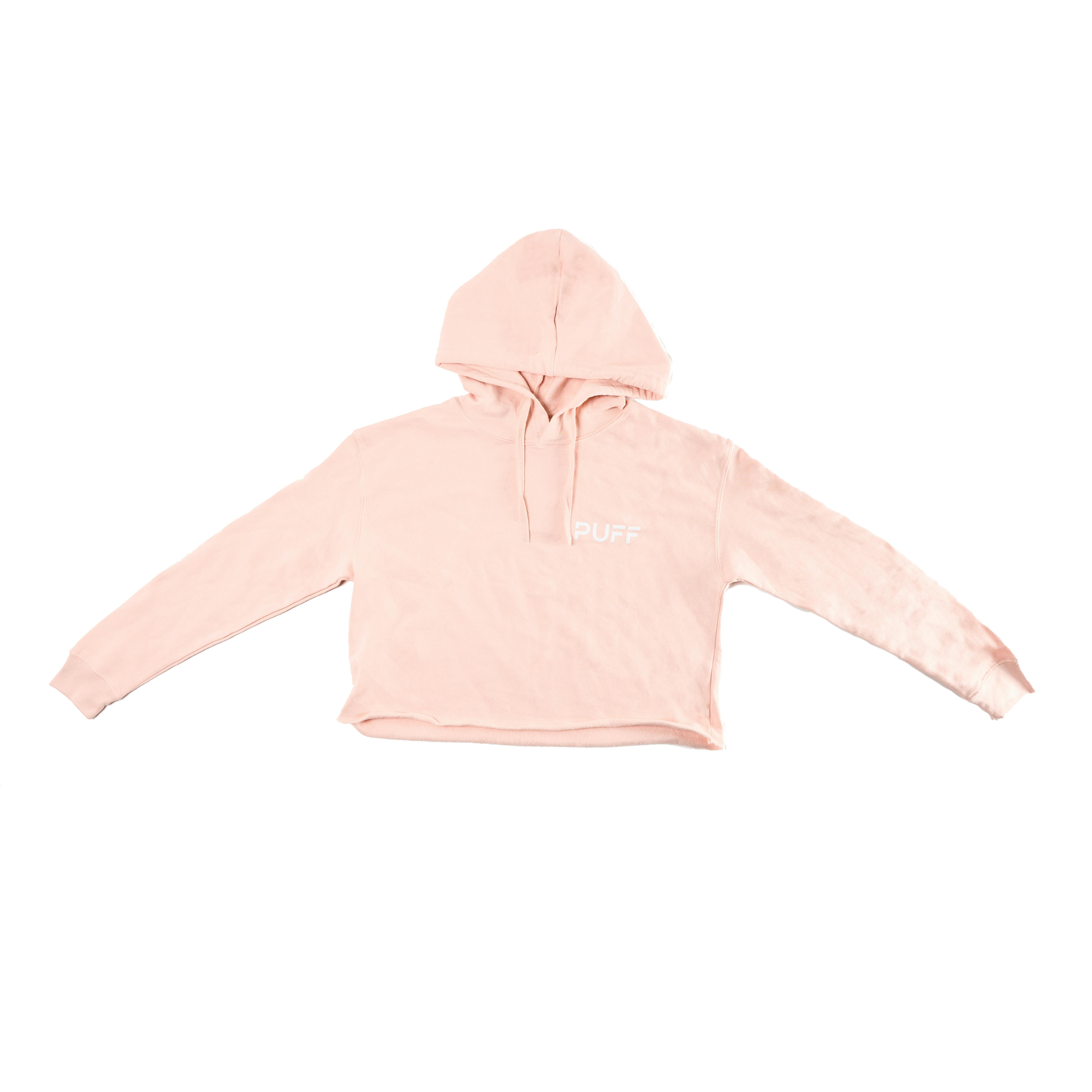 PUFF Cropped Hoodie Pink - image 1