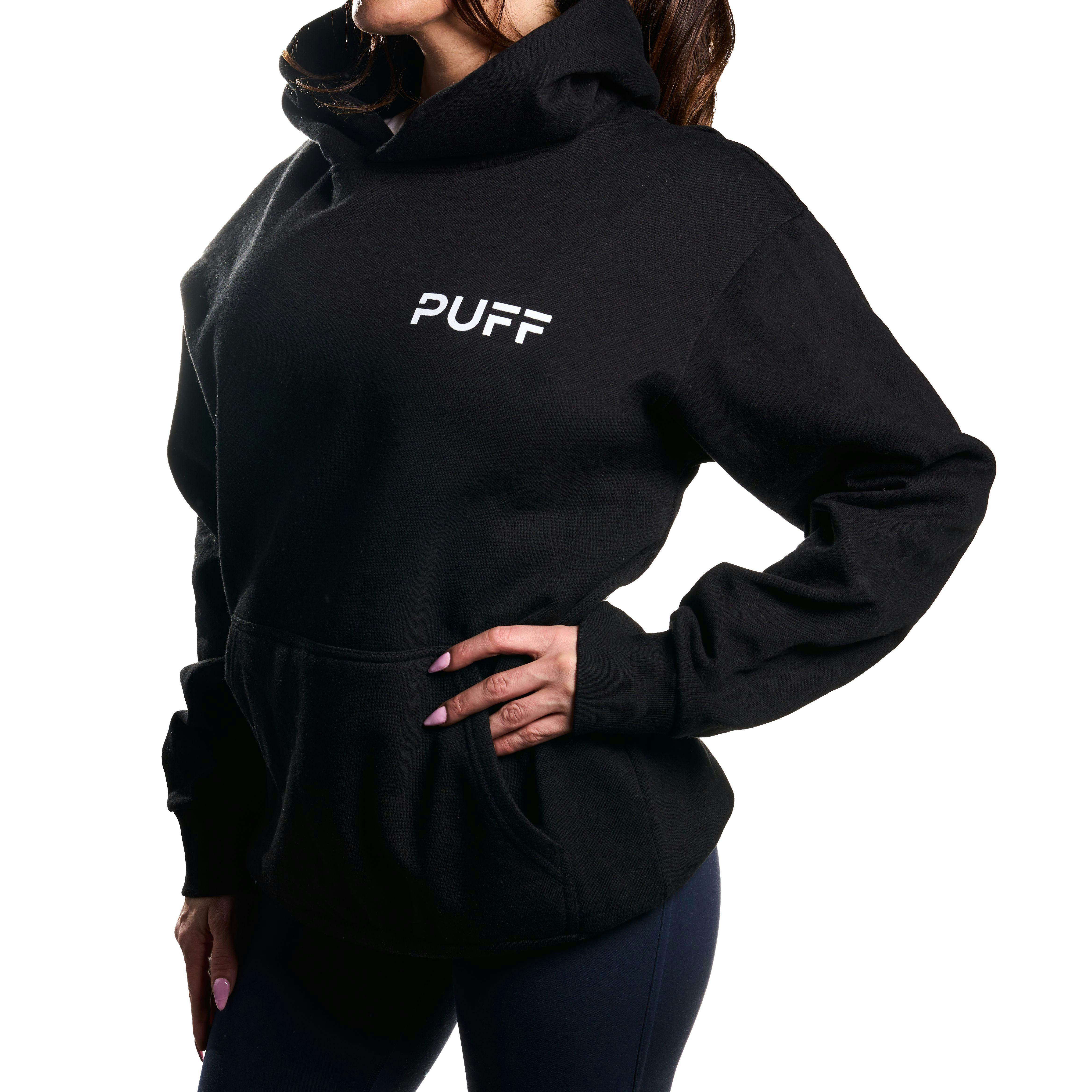 PUFF Hoodie Black No Strings - image 1
