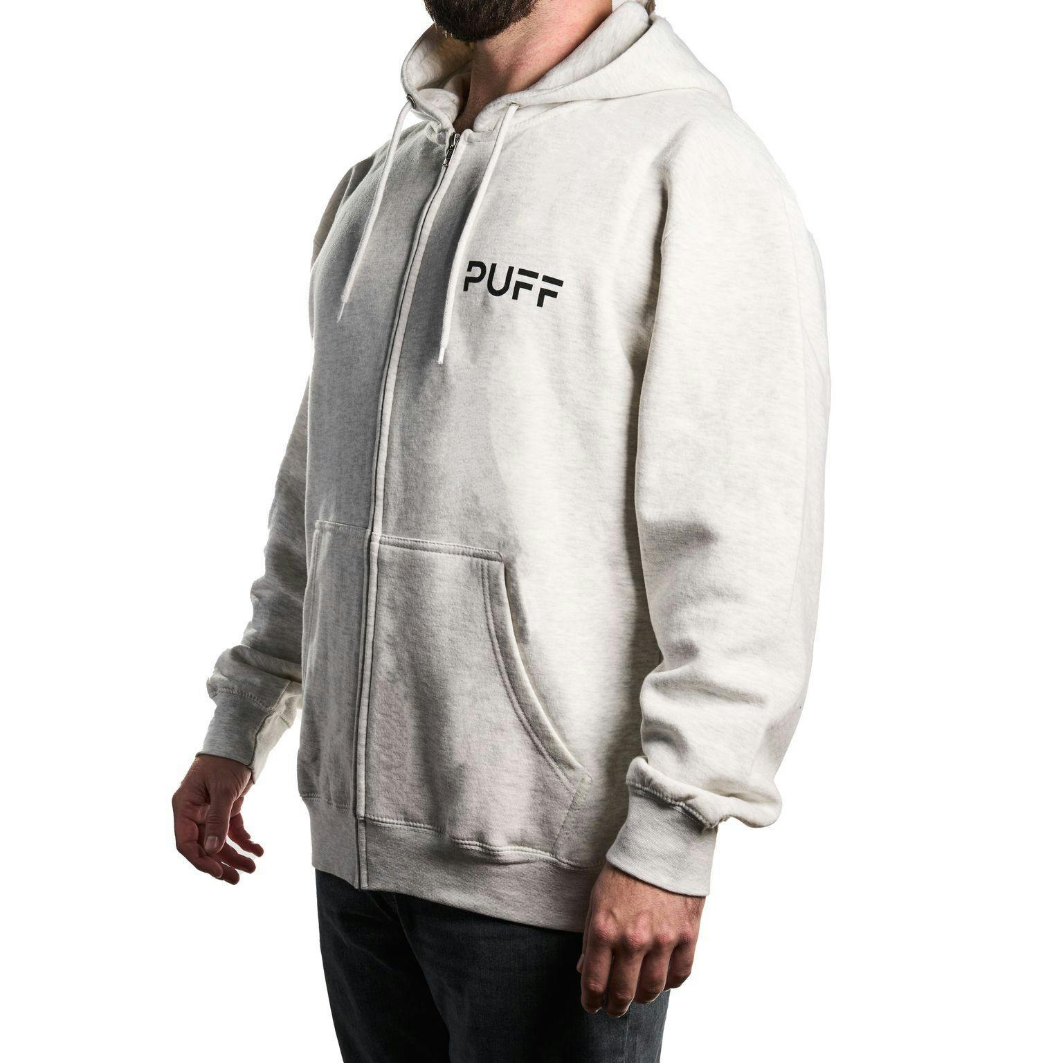 PUFF Zip Up Hoodie Off White - image 1