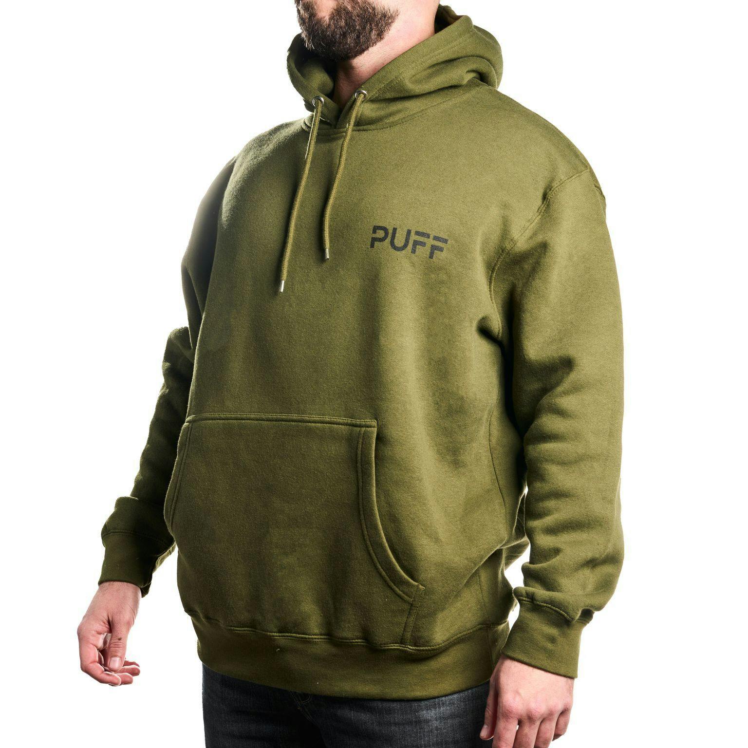 PUFF Hoodie Army Green - image 1
