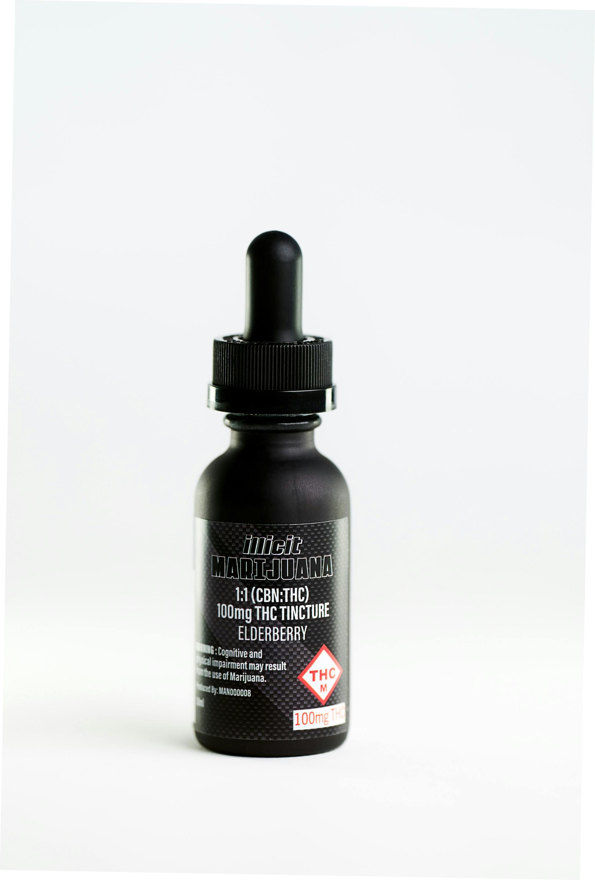 Elderberry Cannabis Tincture 100mg - image 1