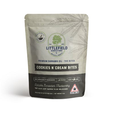 Cookies & Cream THC Bites Sample Bag 10mg/pc 50mg Total - image 2