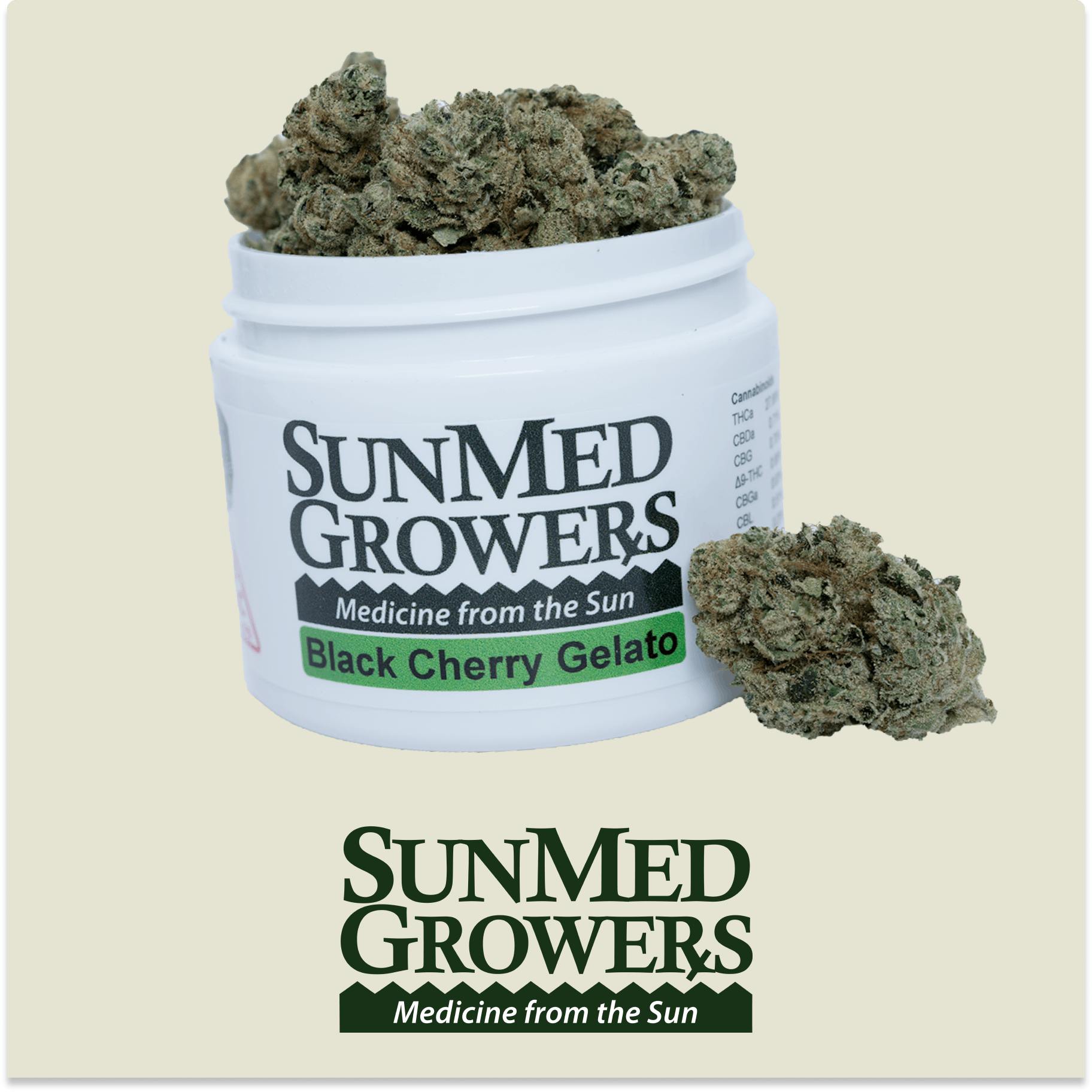 Black Cherry Gelato Flower (7g) - image 1
