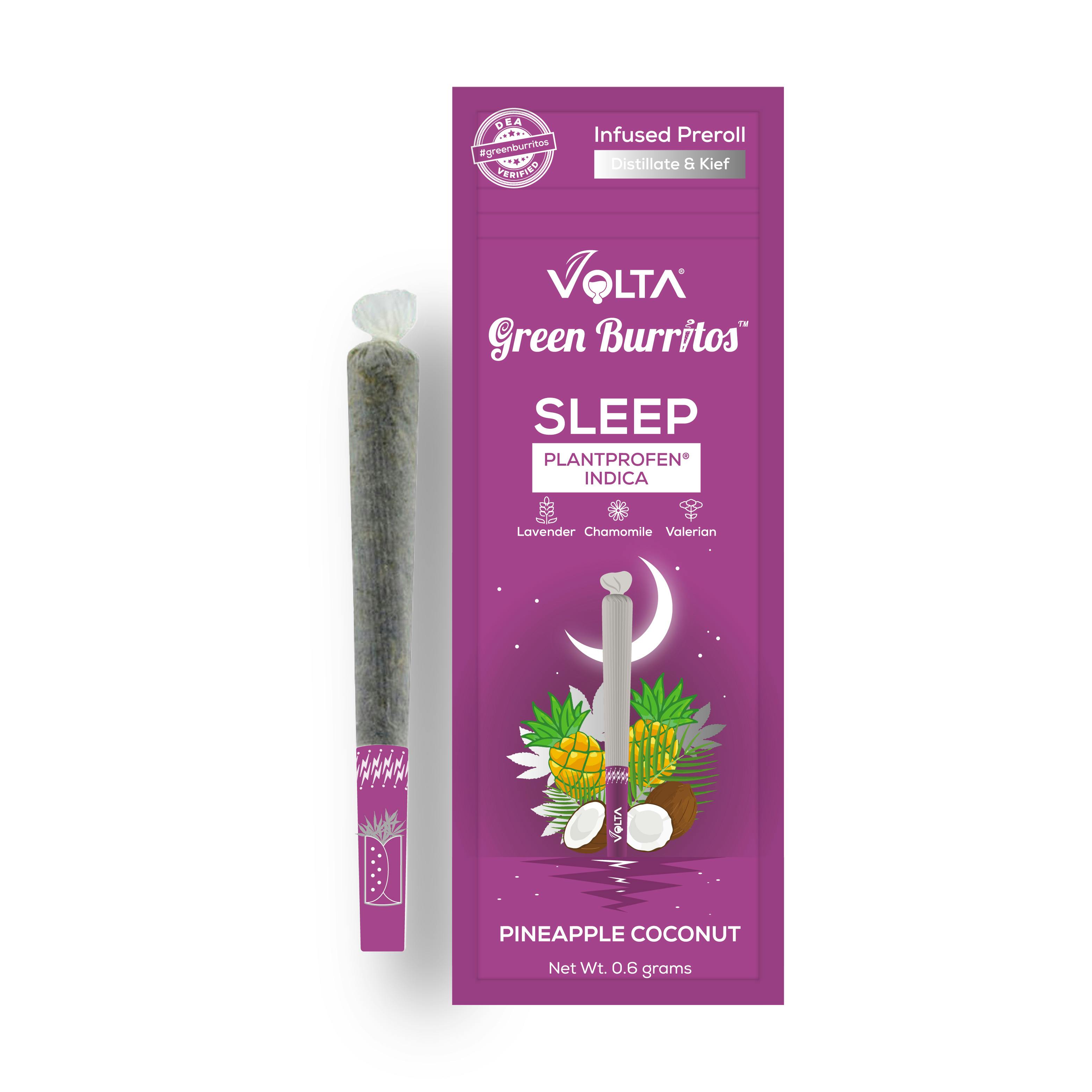 Green Burrito | Infused Pre-Roll 0.6g | Pineapple Coconut - image 2