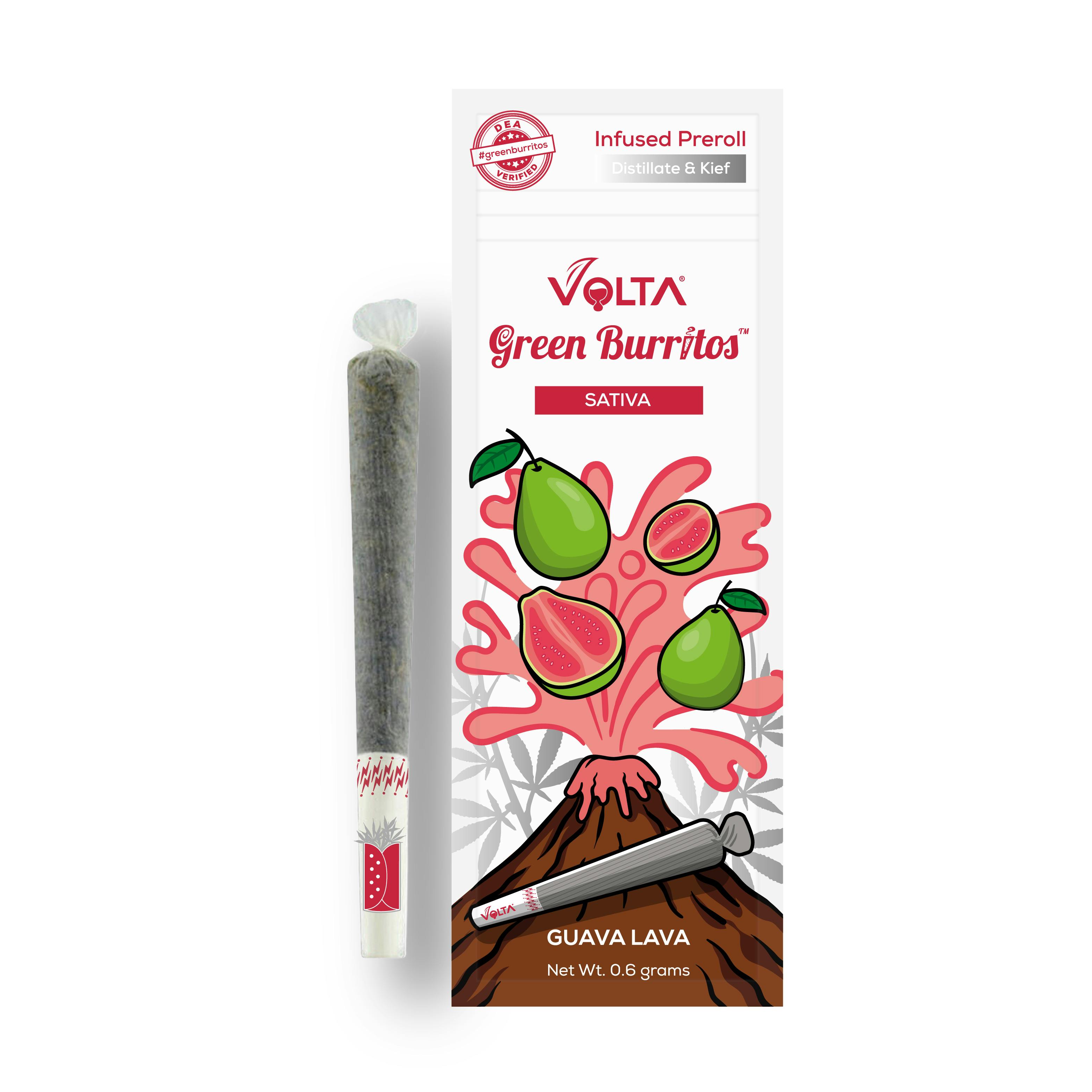 Green Burrito | Infused Pre-Roll 0.6g | Guava Lava - image 1