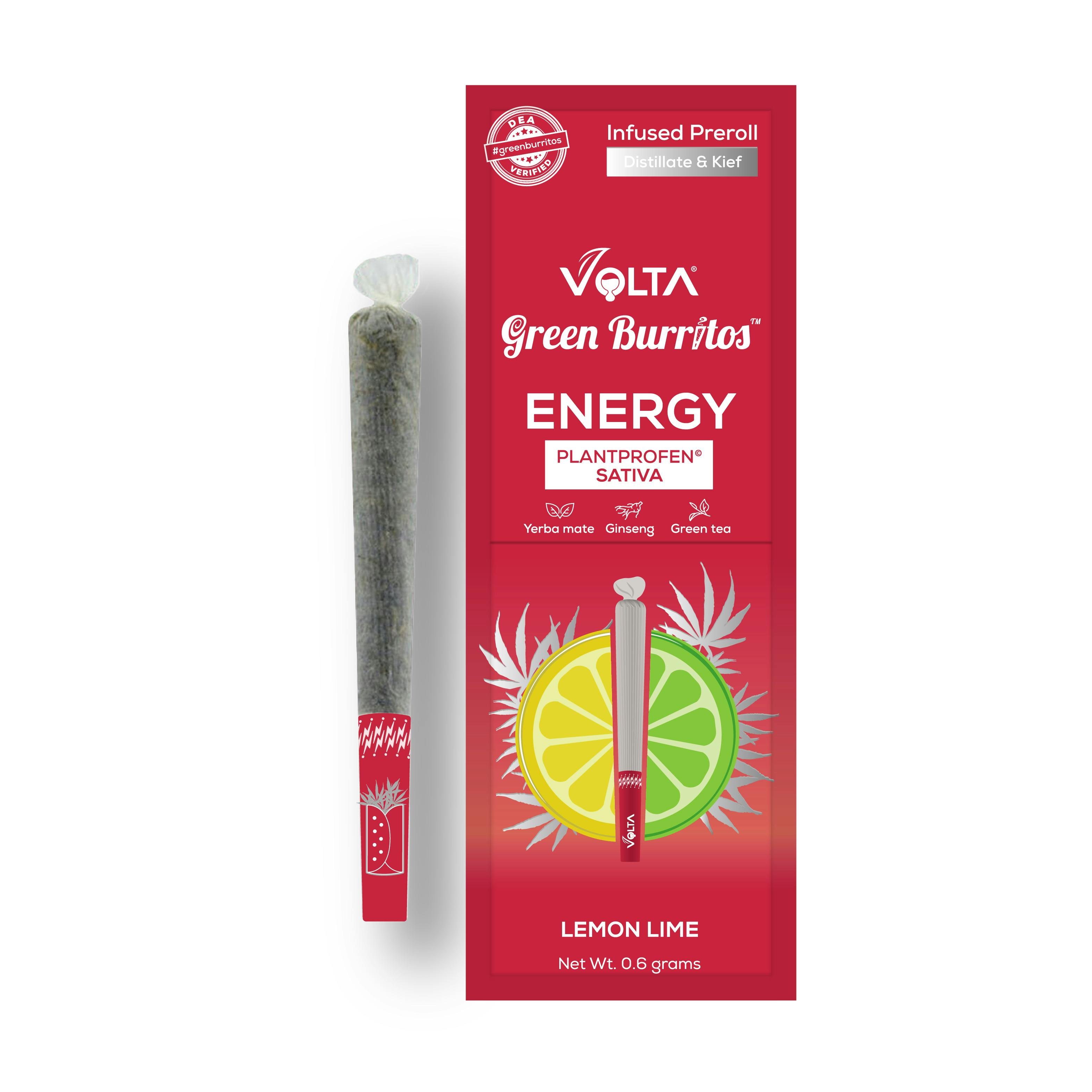 Green Burrito | Infused Pre-Roll 0.6g | Lemon Lime - image 1