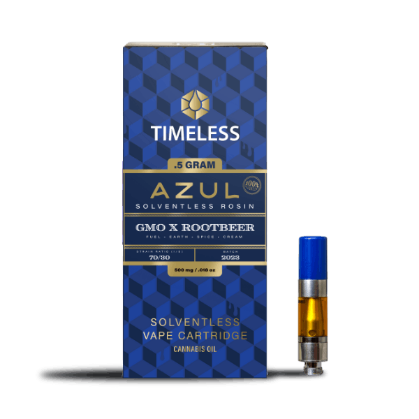 AZUL GMO x Root Beer 500mg Live Rosin Vape Cartridge - image 1