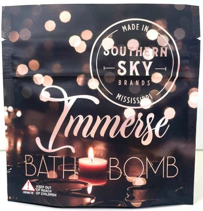 THC/CBD Bath Bomb 50mg/50mg - image 1