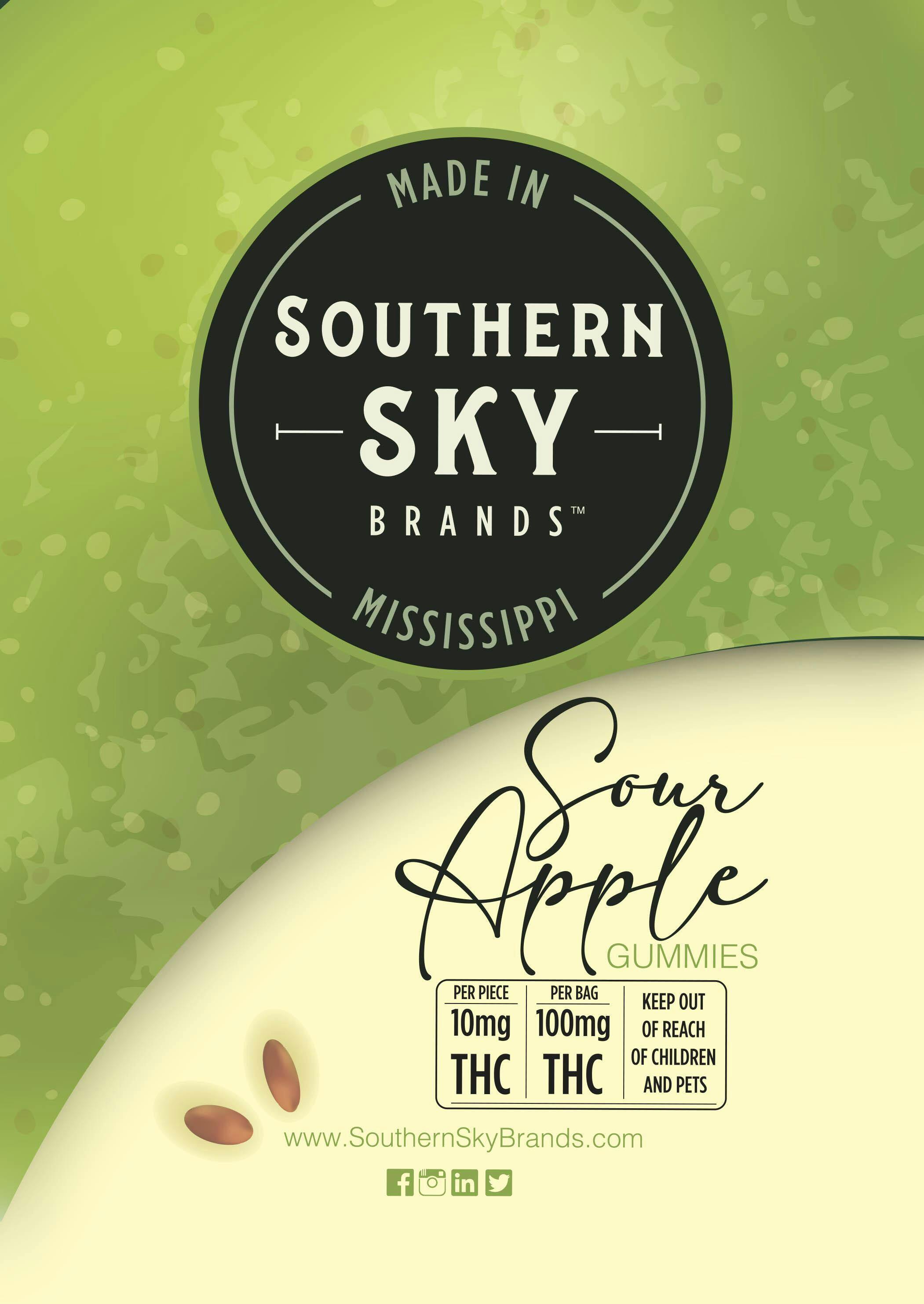 Sour Apple Hash Gummies 100mg - image 1
