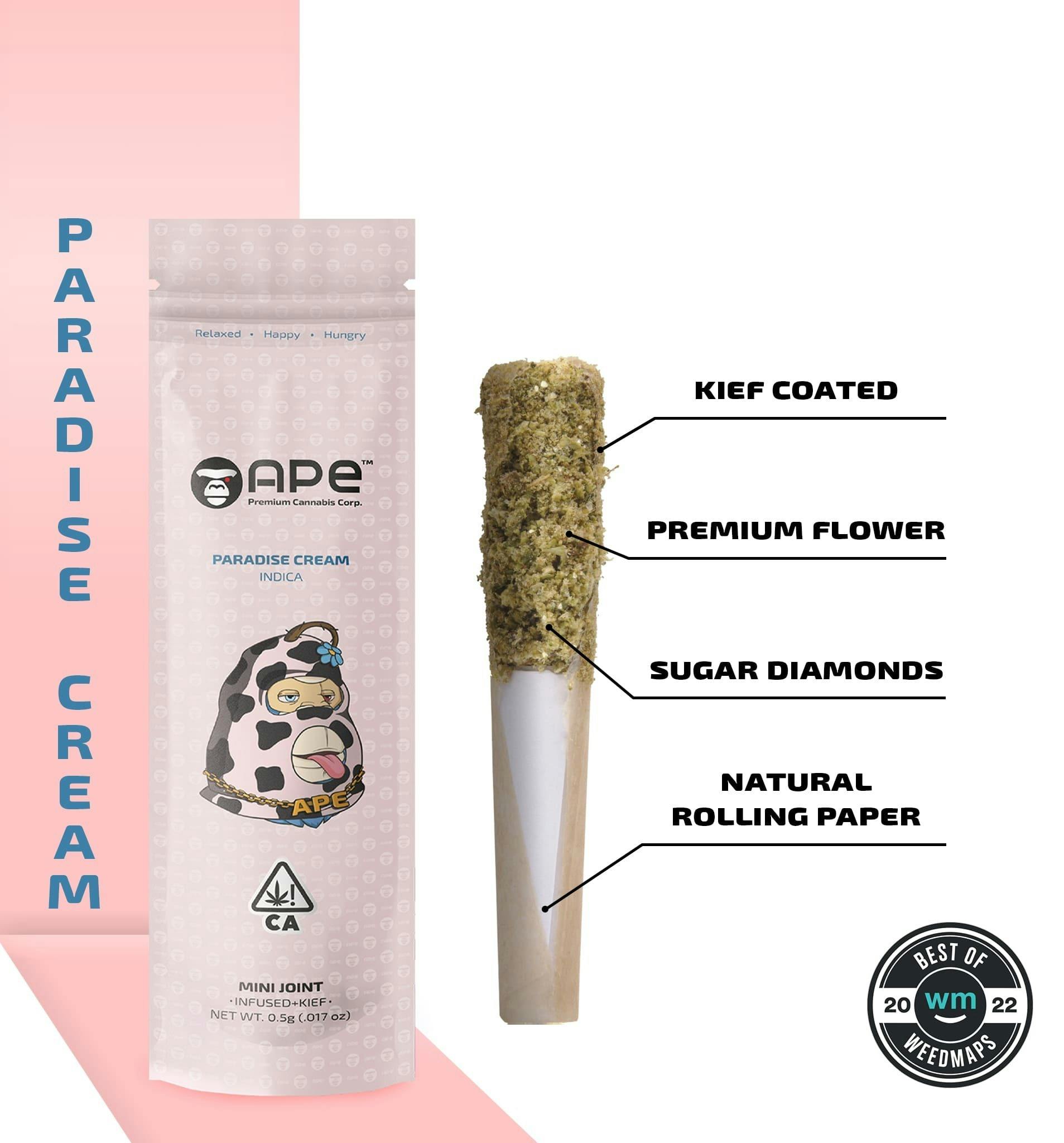 PARADISE CREAM - Mini Joint Infused + Kief (0.5g) - image 1