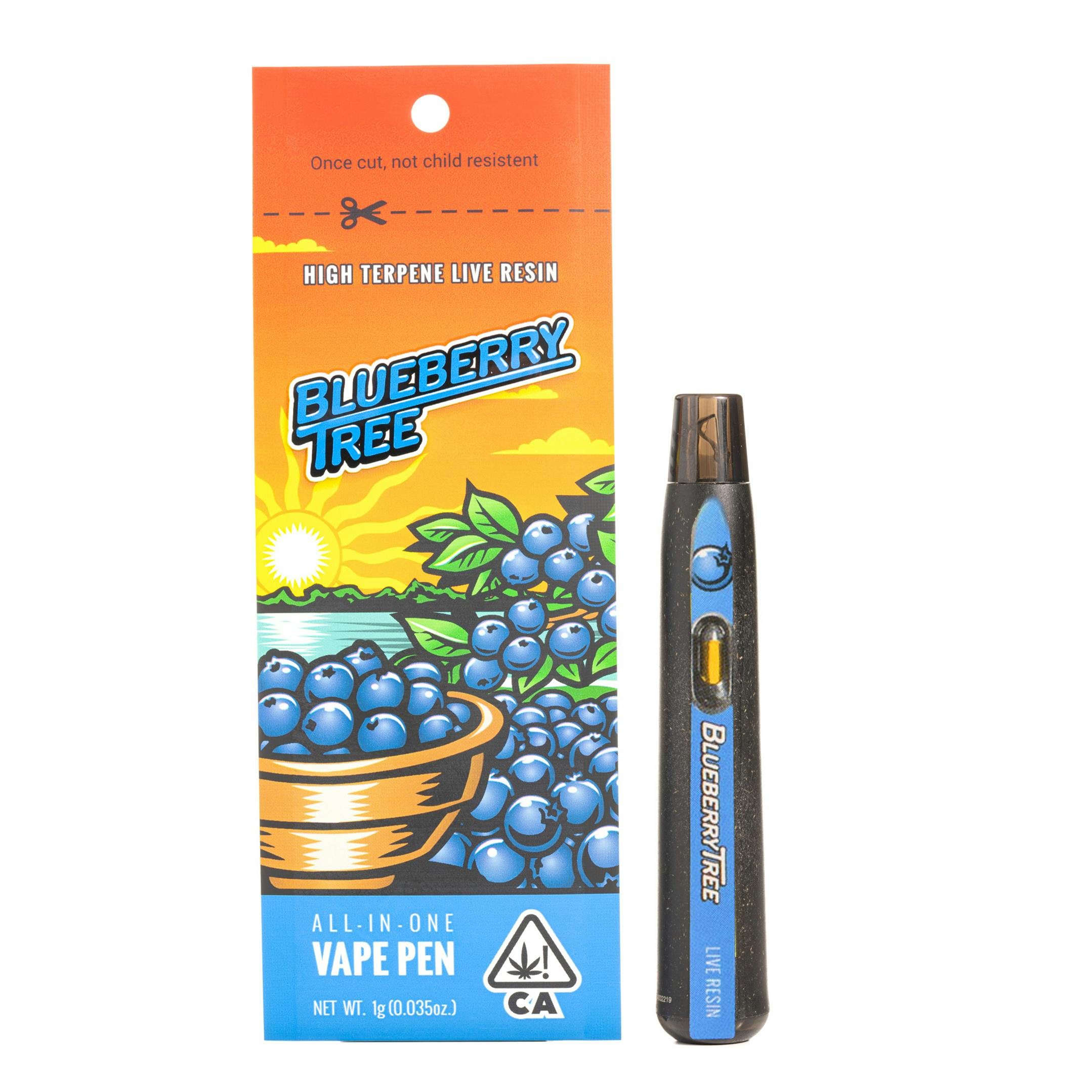 Lemon Tree | Vape | Blueberry Tree | Live Resin Disposable | 1G - image 1