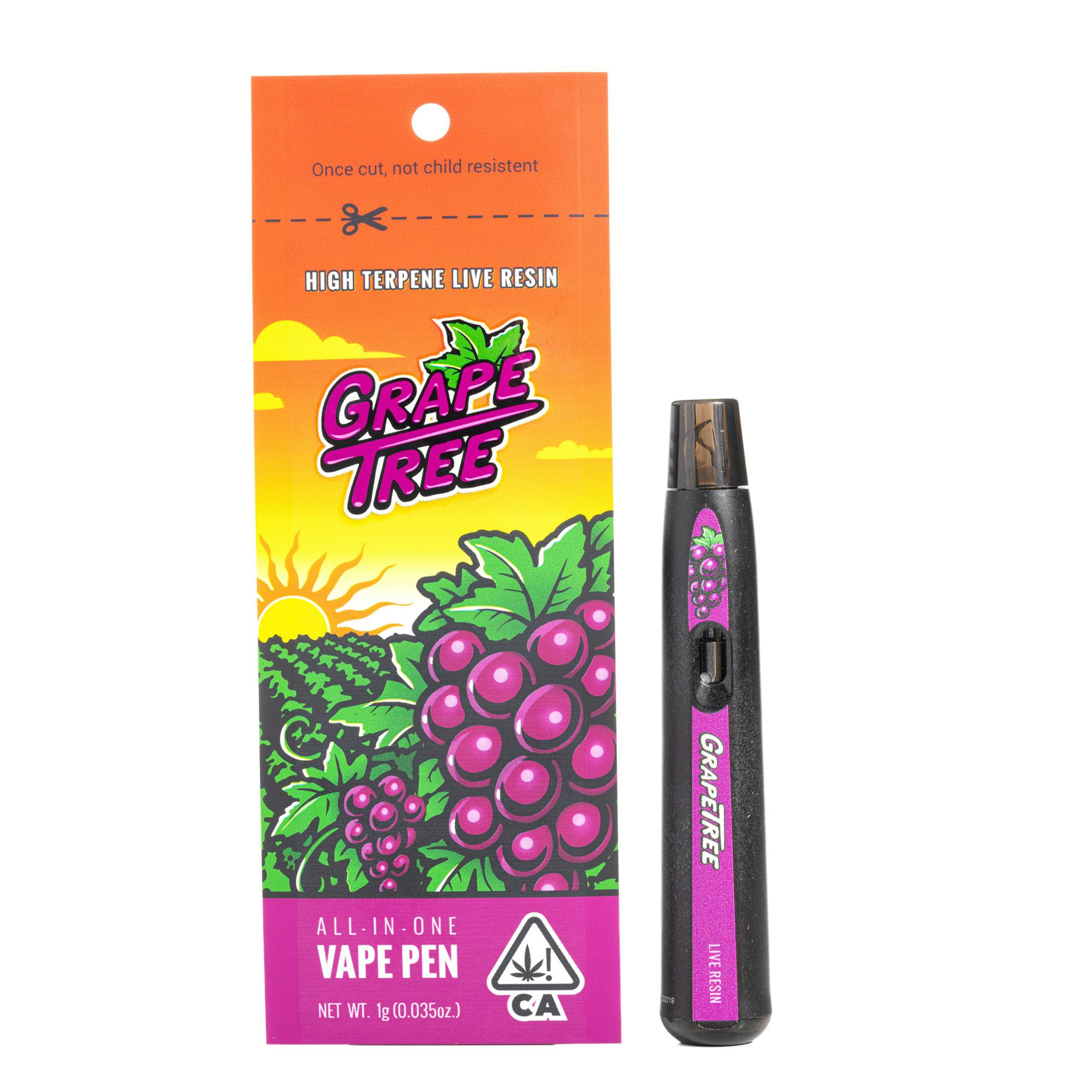 Lemon Tree | Vape | GrapeTree | Live Resin Disposable | 1G - image 1