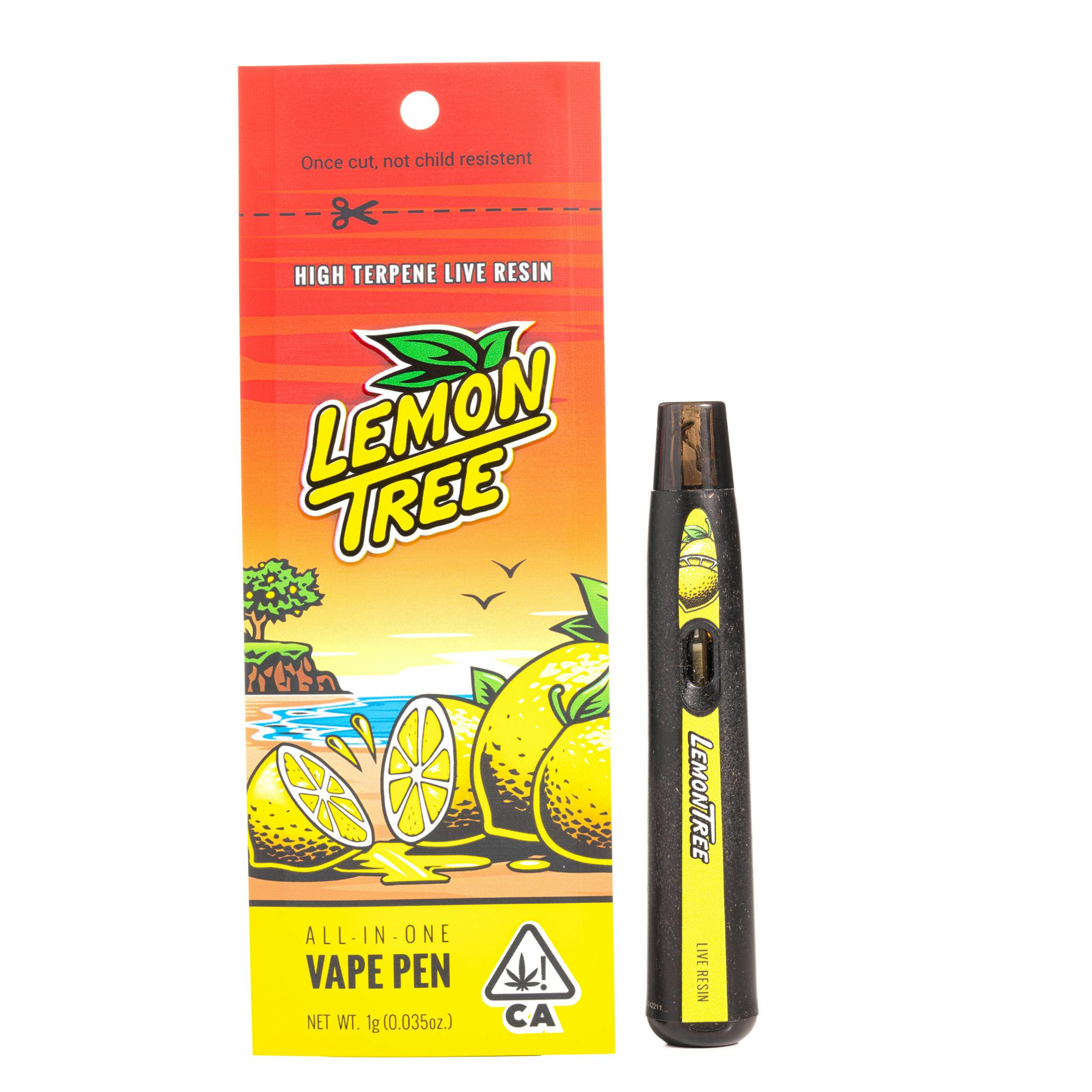 Lemon Tree | Vape | Lemon Tree | Live Resin Disposable | 1G - image 1