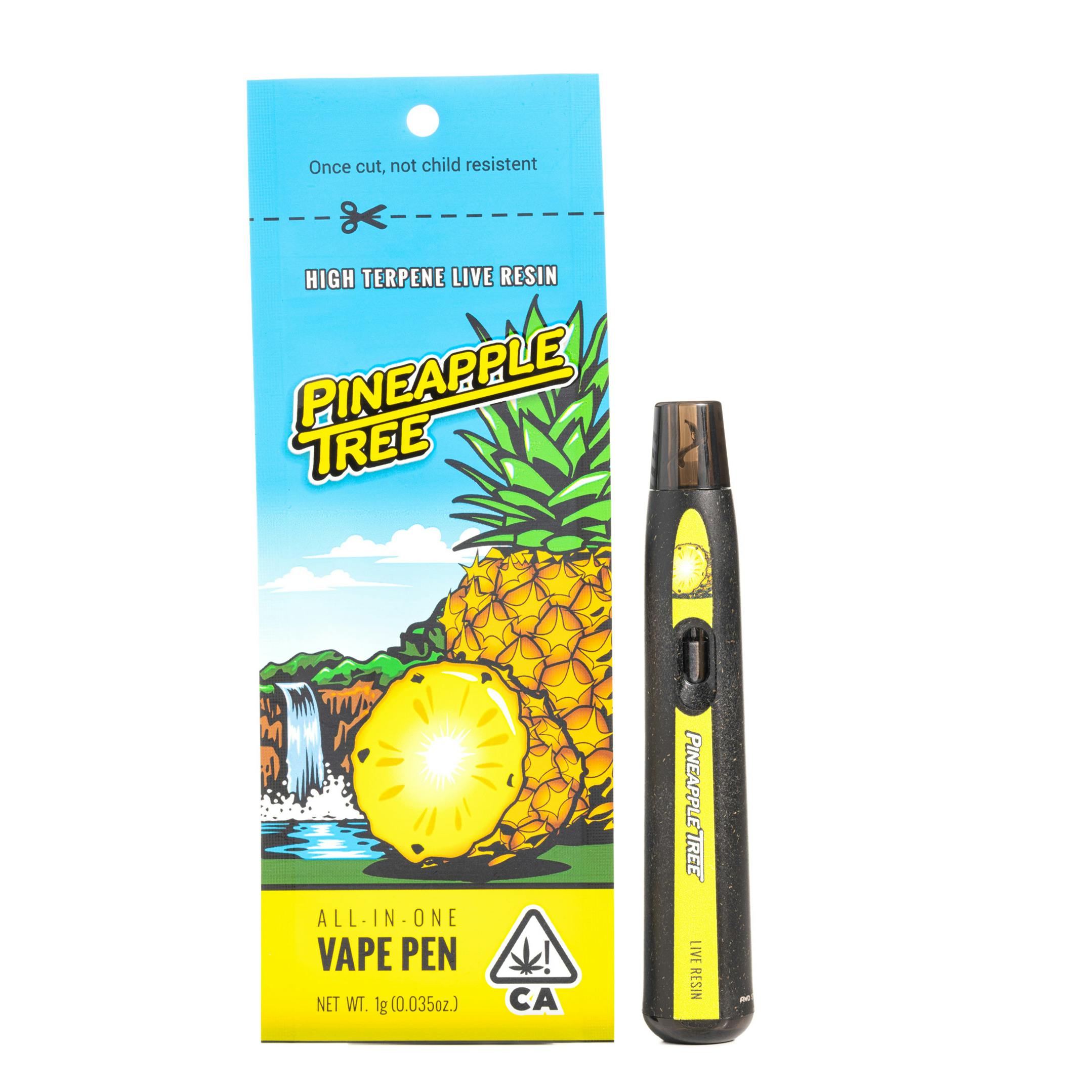 Lemon Tree | Vape | Pineapple Tree | Live Resin Disposable | 1G - image 1