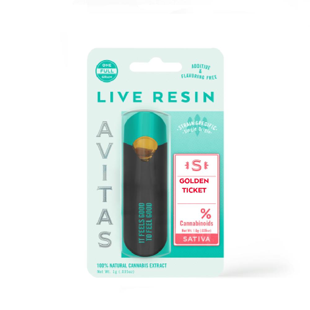 Golden Ticket Live Resin All In One 1g - image 1