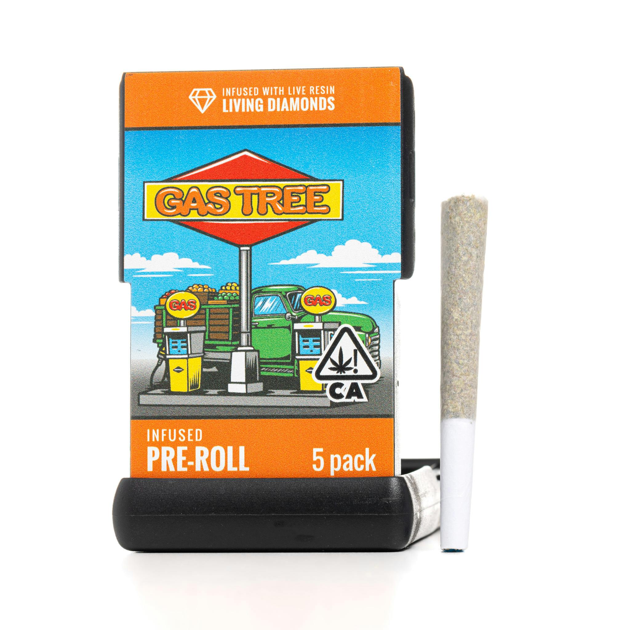 Infused Pre-Roll | Gas Tree | Live Resin Infused Pre-Roll | 3.5G - image 1