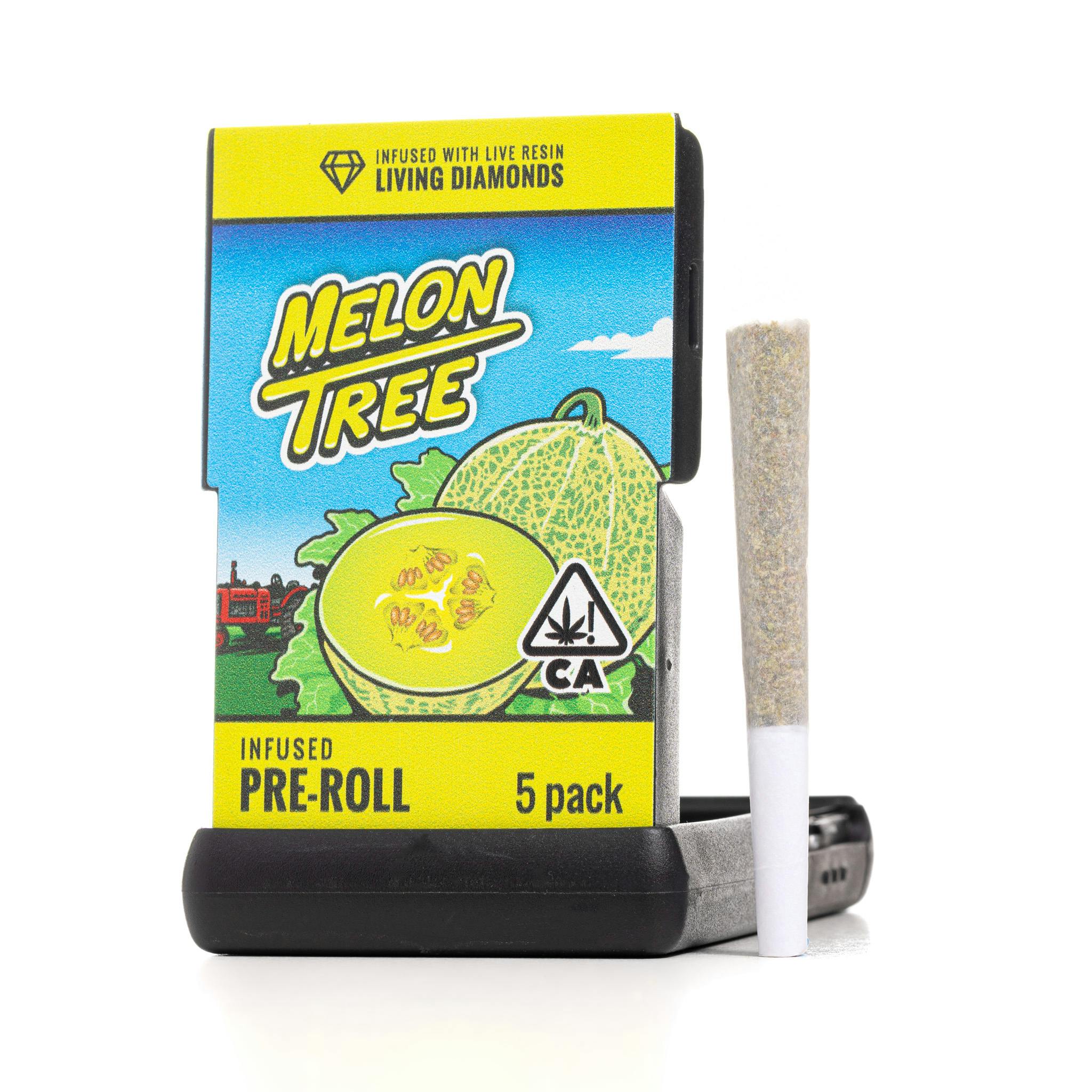 Infused Pre-Roll | Melon Tree | Live Resin Infused Pre-Roll | 3.5G - image 1