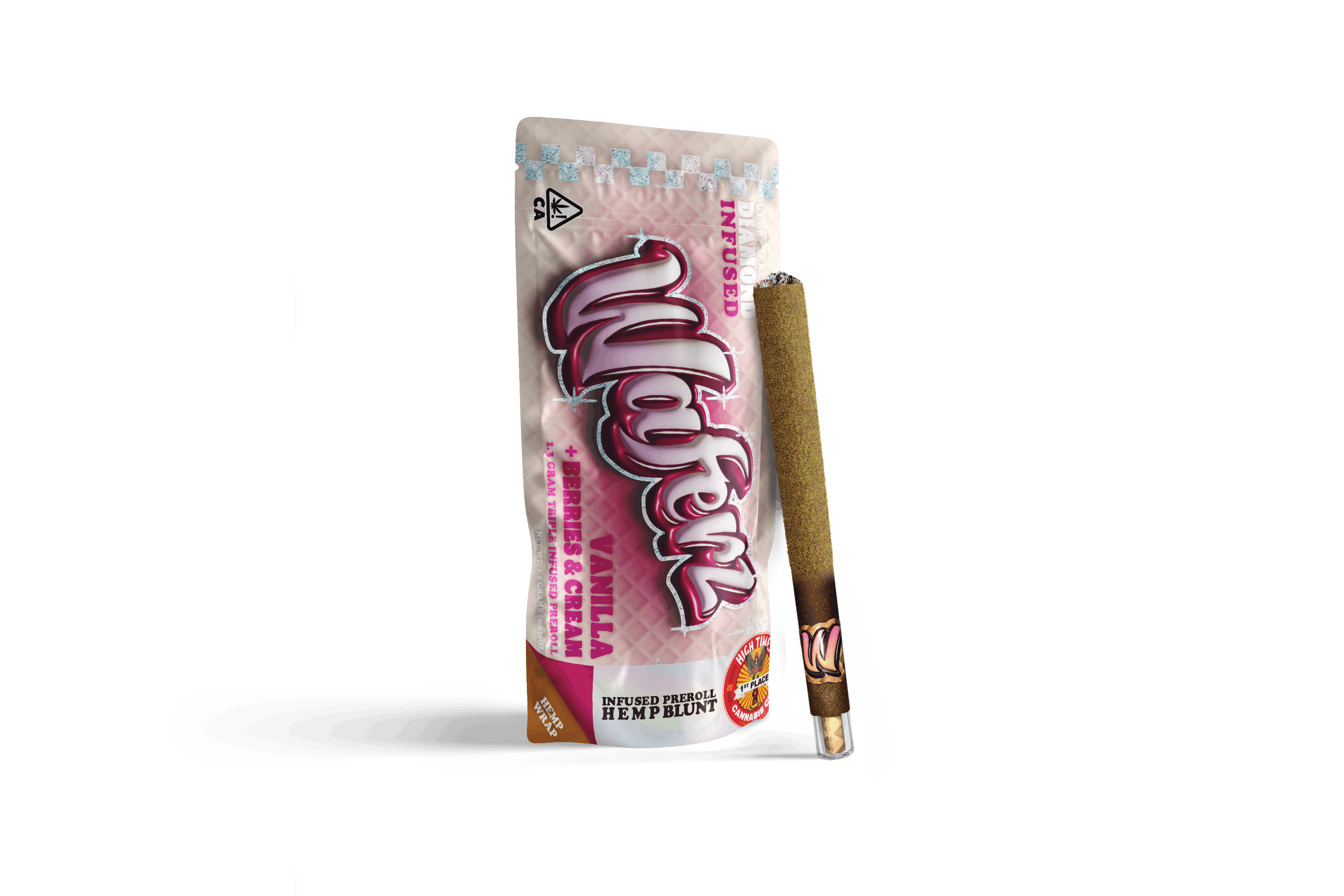Waferz Triple Infused Blunt: Vanilla x Berries & Cream (1.3g) - image 1