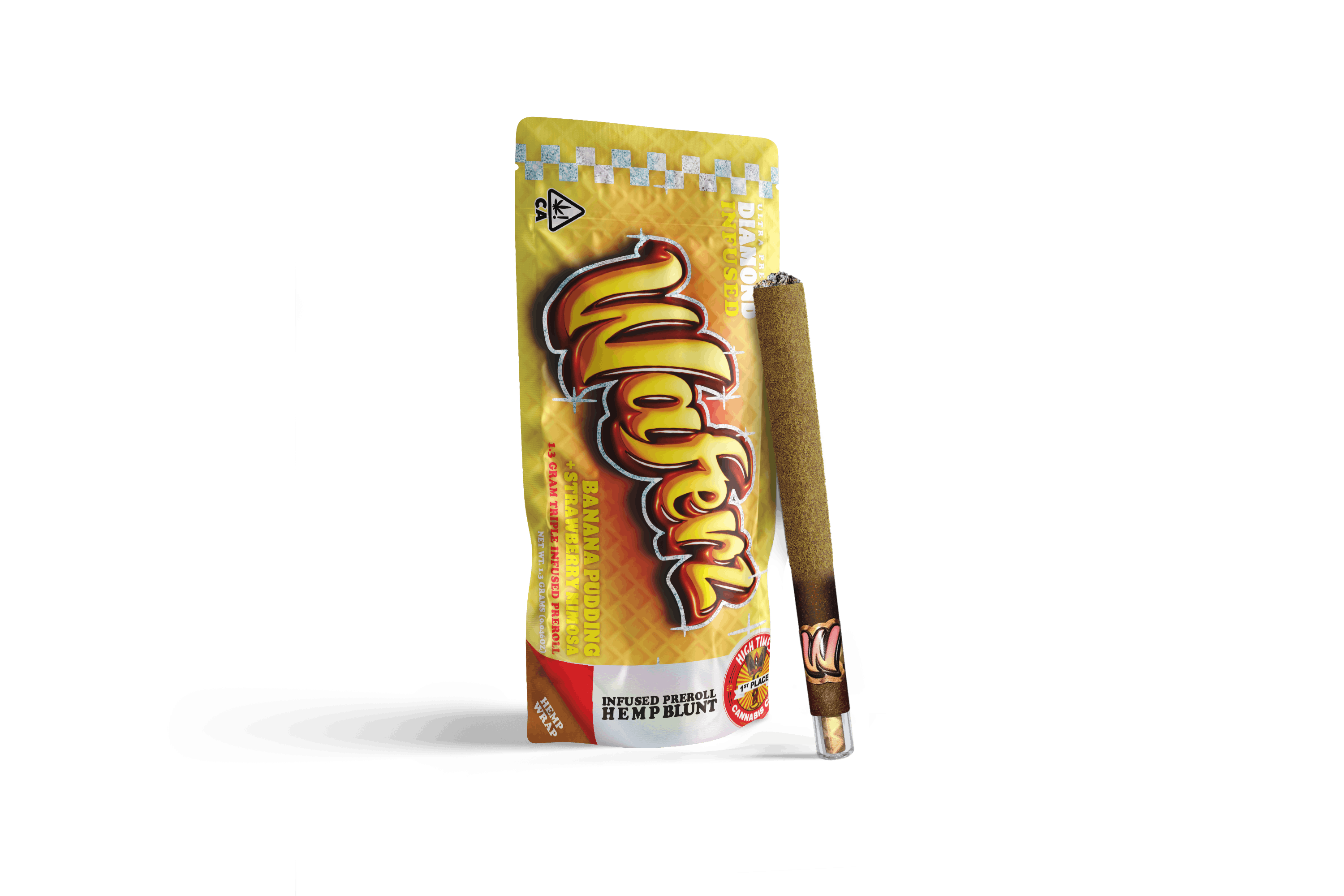 Waferz Triple Infused Blunt: Banana Pudding x Strawberry Mimosa (1.3g) - image 1