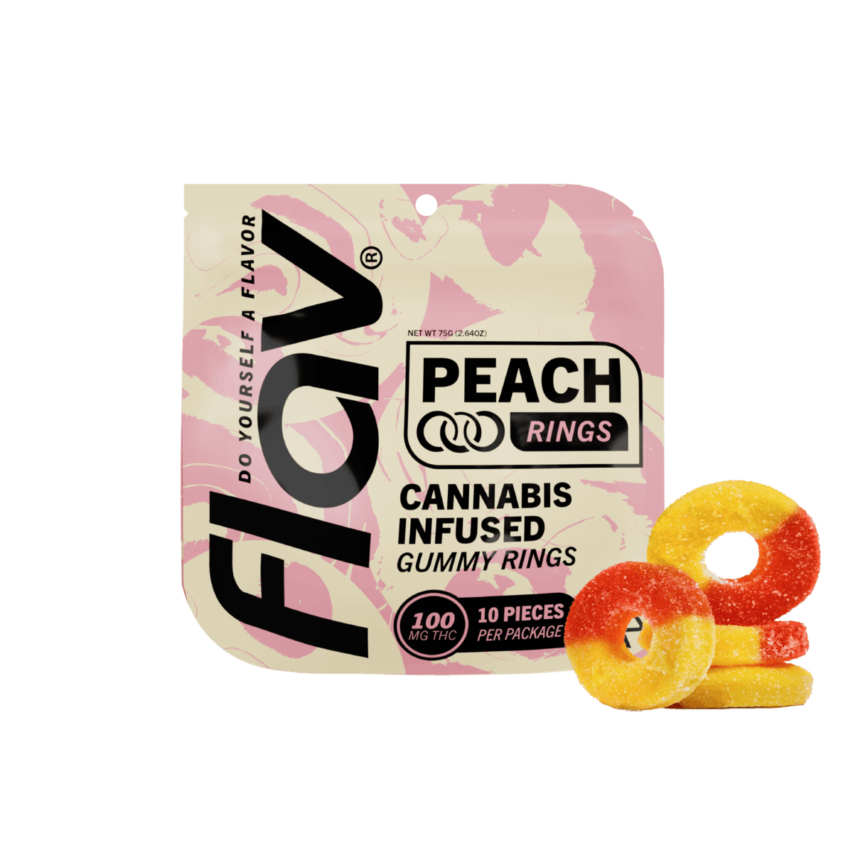 Candy - Ring - 100mg - Distillate - Peach - image 1