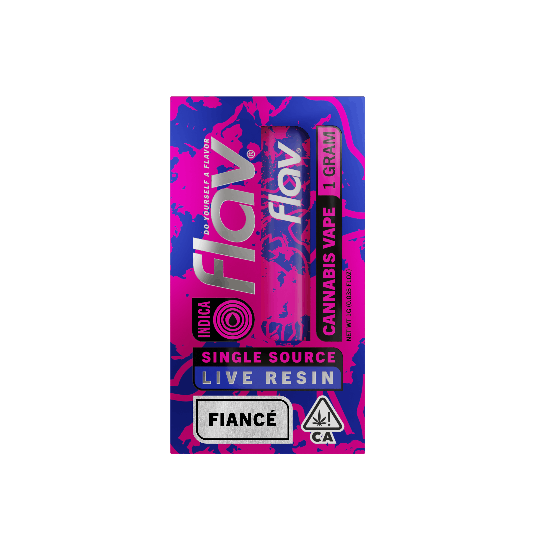 Vape - Disposable - 1.0g - Live Resin - Fiance - Indica - image 1