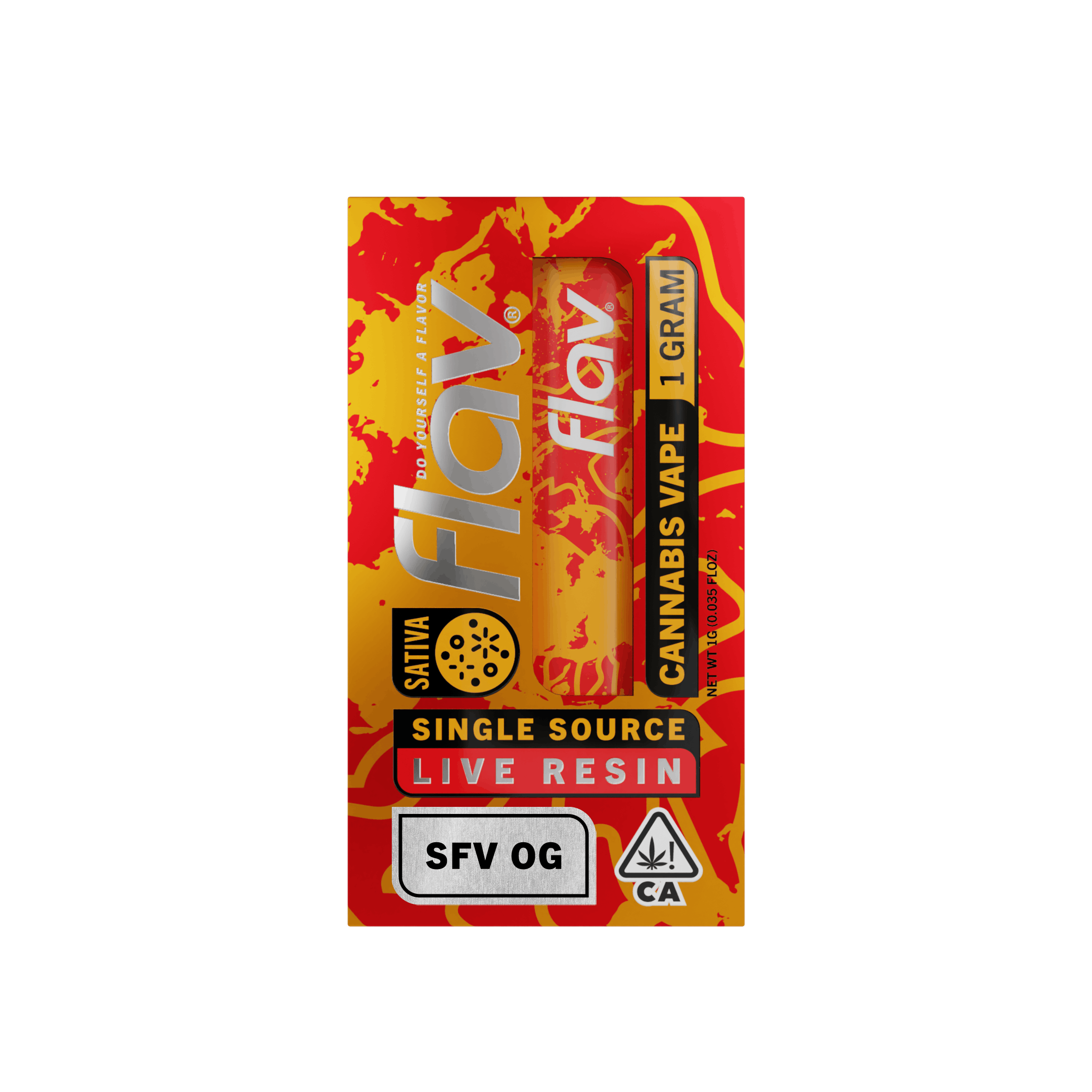 Vape - Disposable - 1.0g - Live Resin - SFV OG - Sativa - image 1
