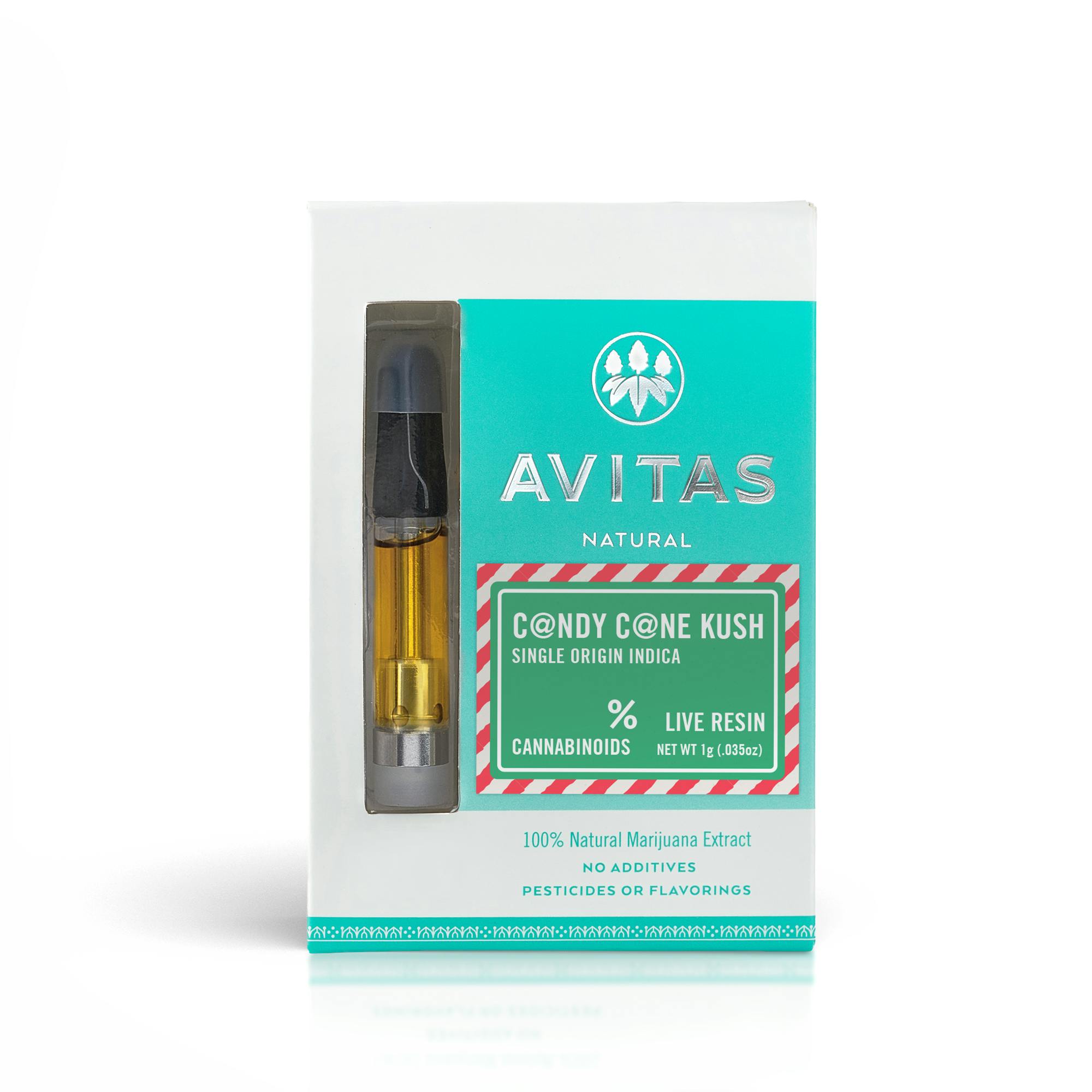 C@ndy C@ne Kush Live Resin Cartridge 1g - image 1