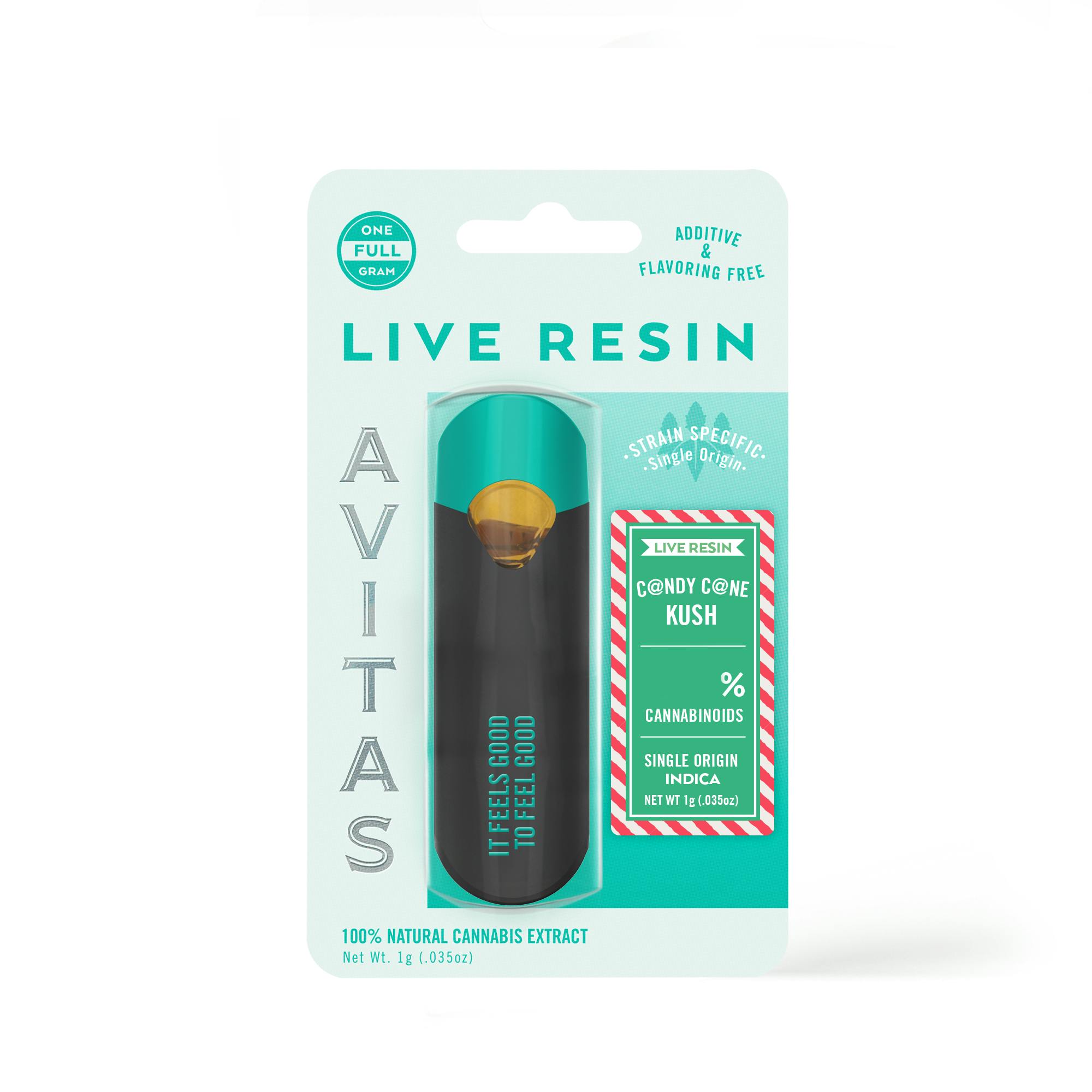 C@ndy C@ne Kush Live Resin All In One 1g - image 1