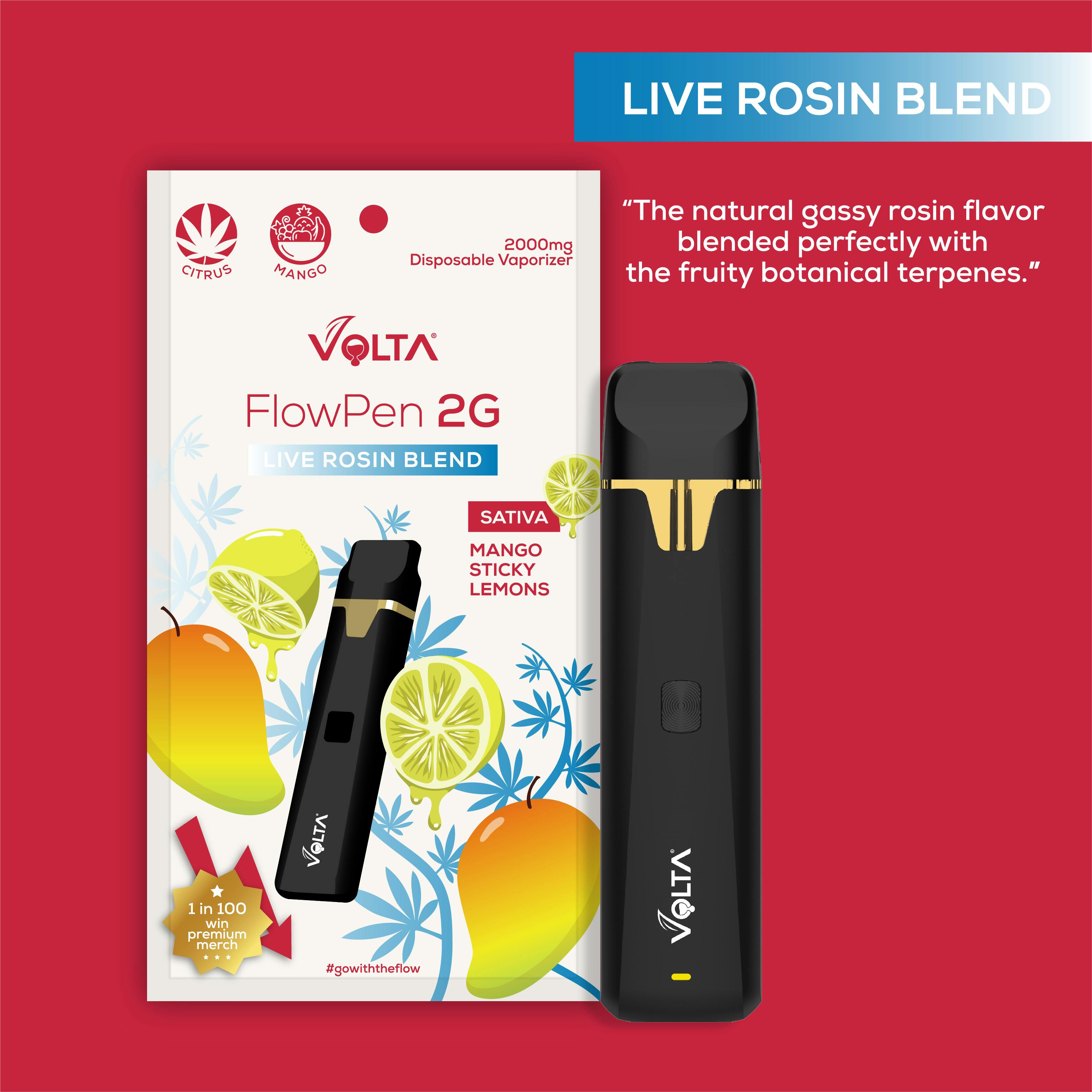 2G Vaporizer | Live Rosin Blend | Mango Sticky Lemons - image 1