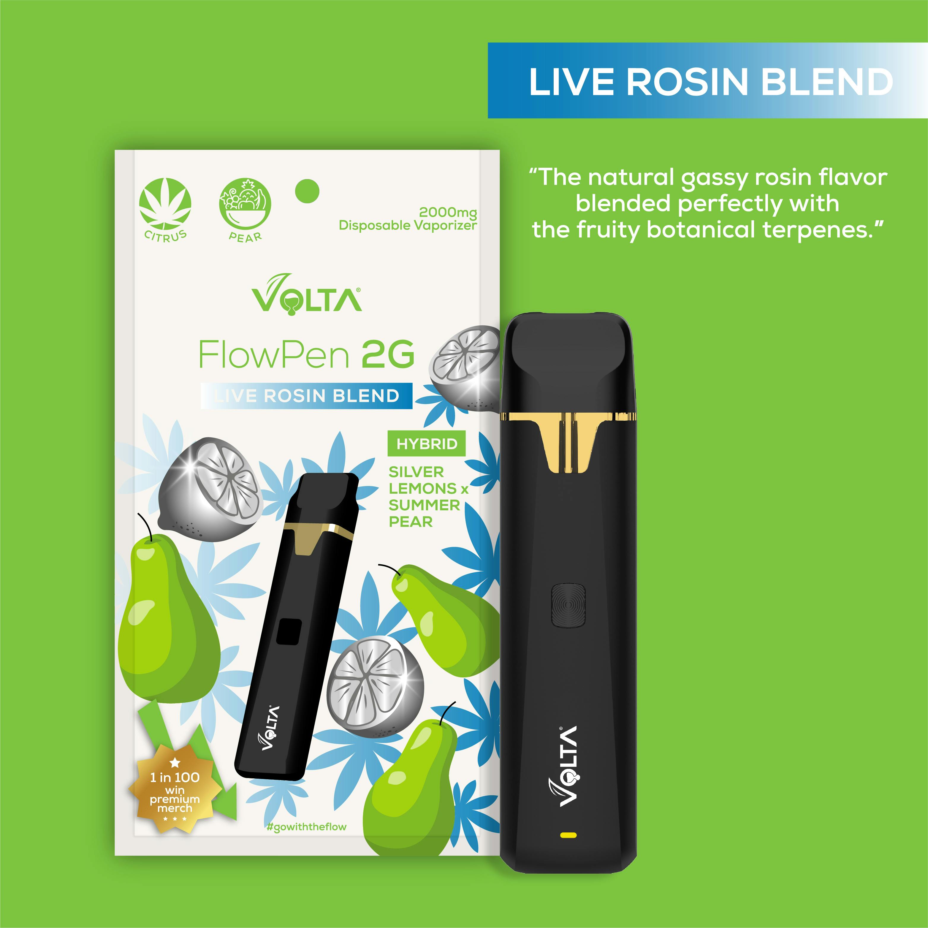 2G Vaporizer | Live Rosin Blend | Silver Lemons x Summer Pear - image 1