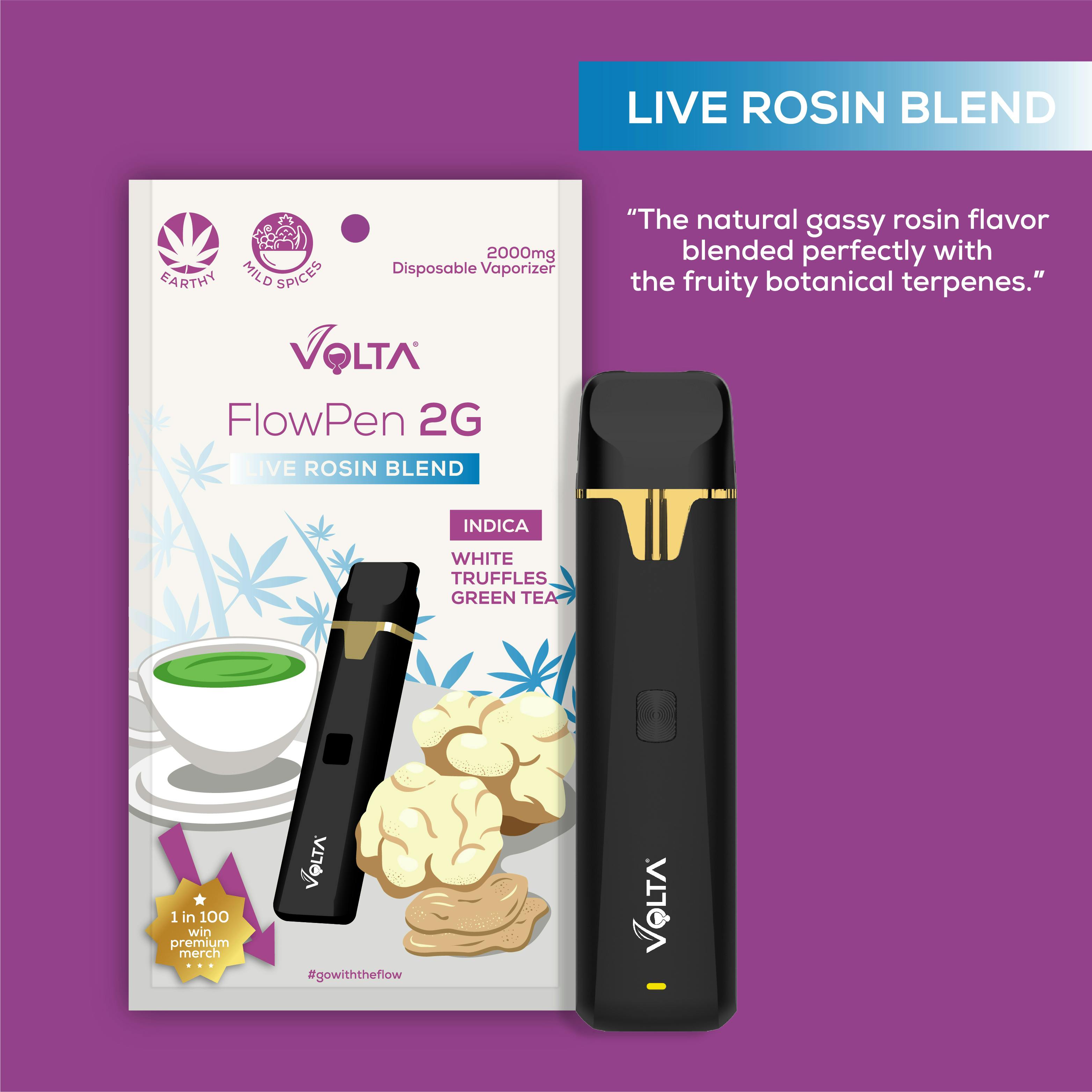 2G Vaporizer | Live Rosin Blend | White Truffles Green Tea - image 1