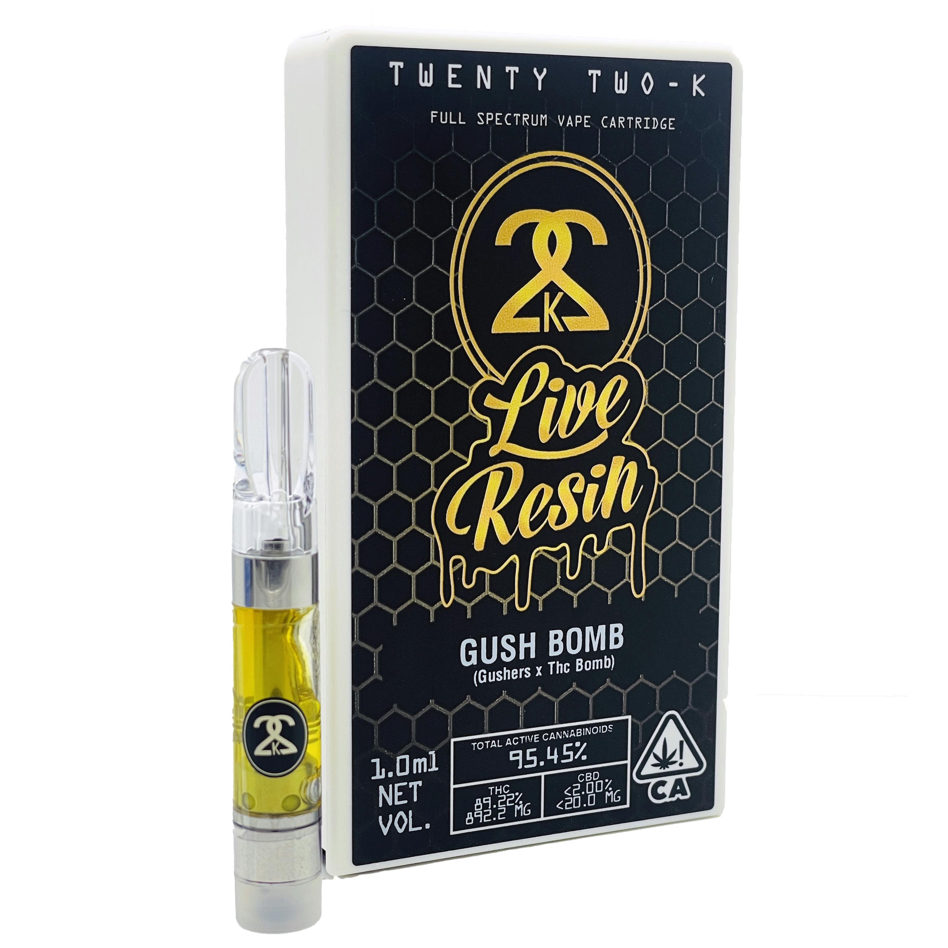 22K - Live Resin - Gush Bomb 1.0ml Cartridge - image 1