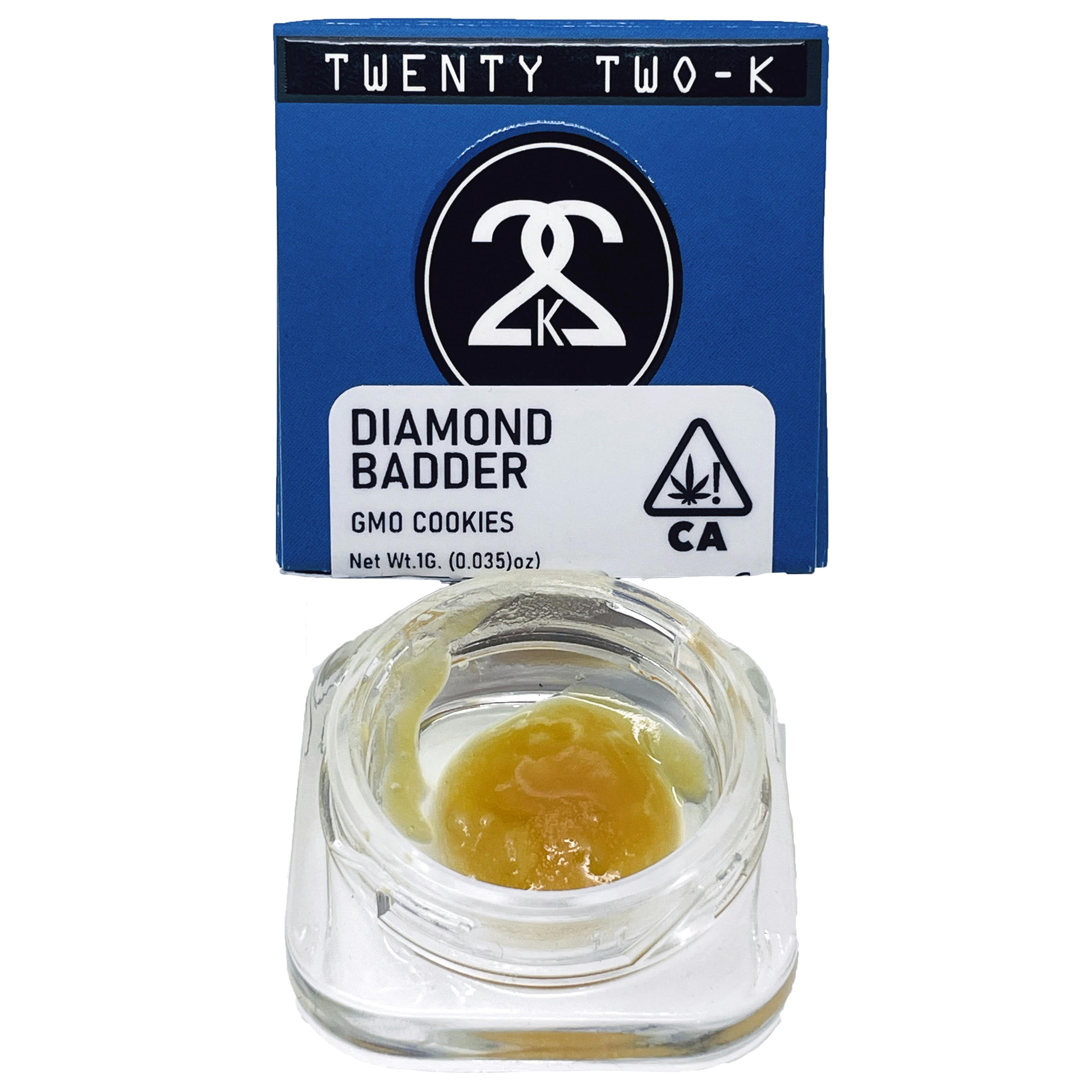 22K - GMO Cookies - 1 Gram Diamond Badder - image 2