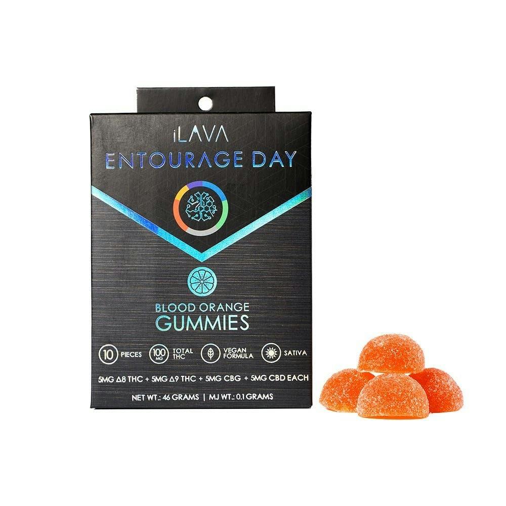 Entourage Day Gummies 100mg - Blood Orange - image 1
