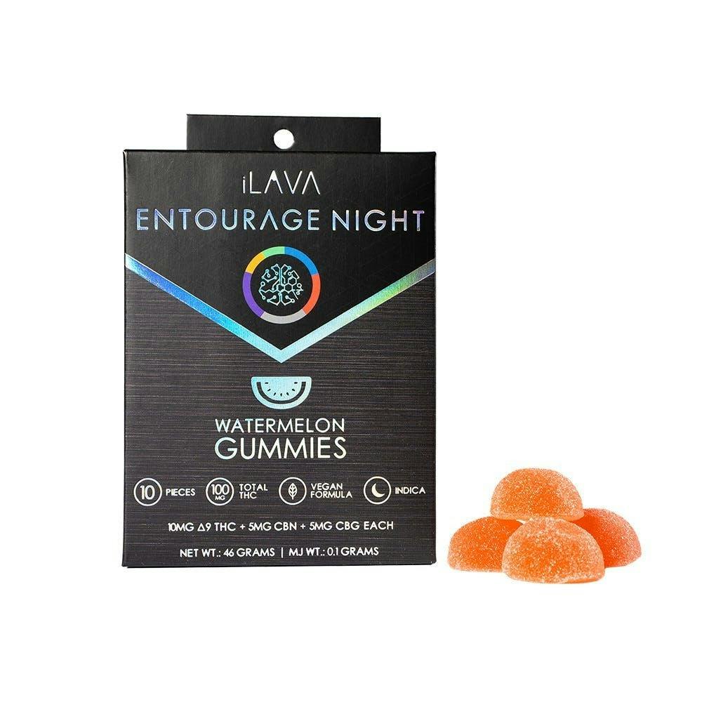 Entourage Night Gummies 100mg - Watermelon - image 1