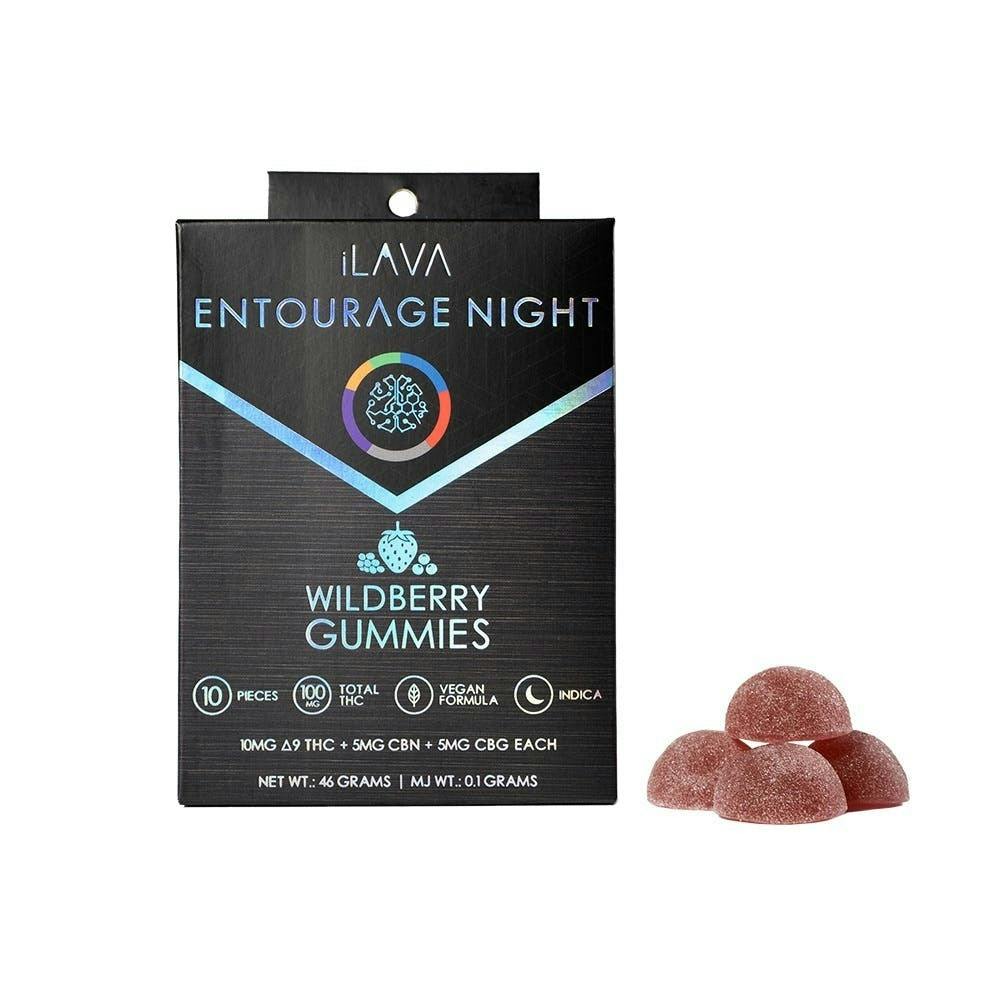 Entourage Night Gummies 100mg - Wildberry - image 1