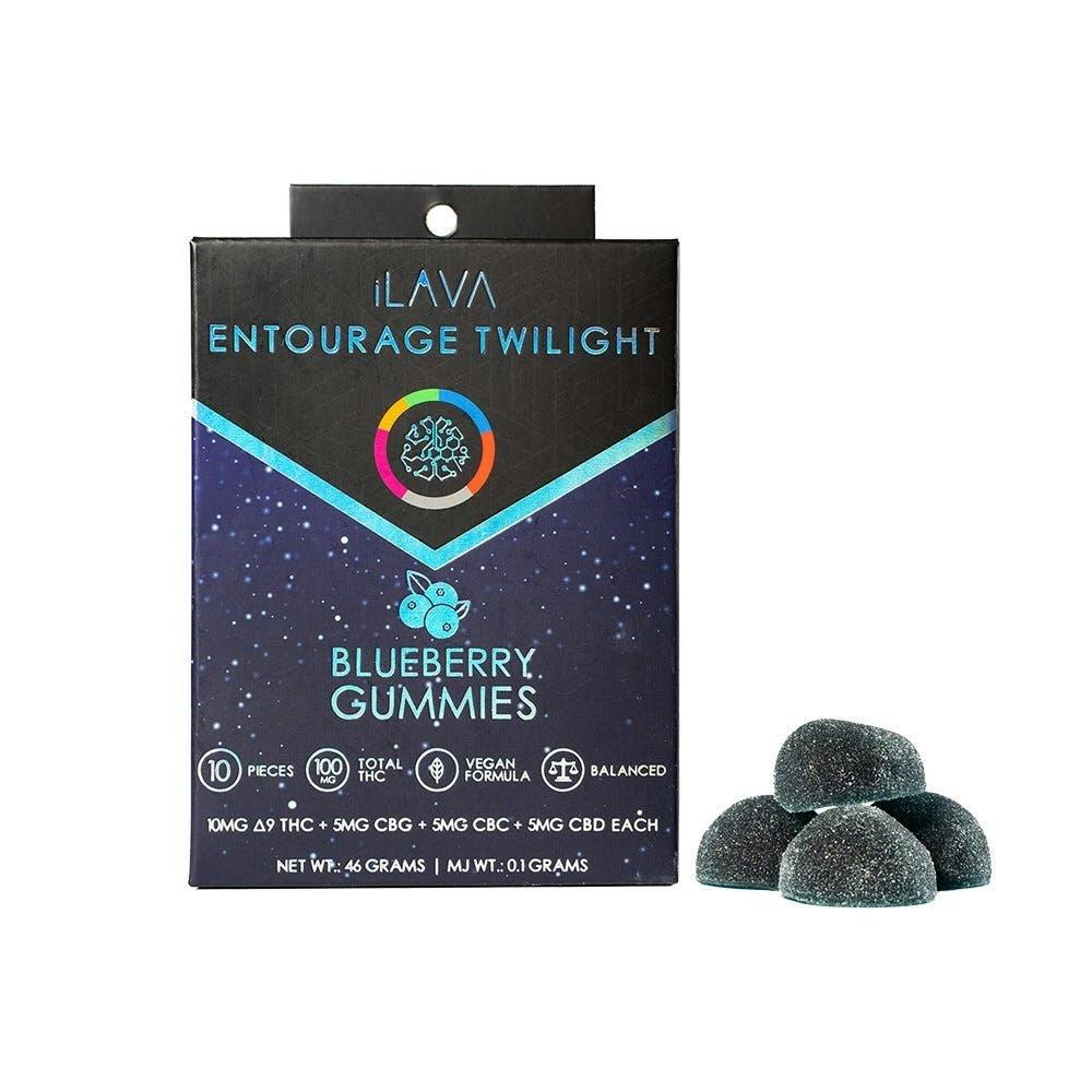 Entourage Twilight Gummies 100mg - Blueberry - image 1