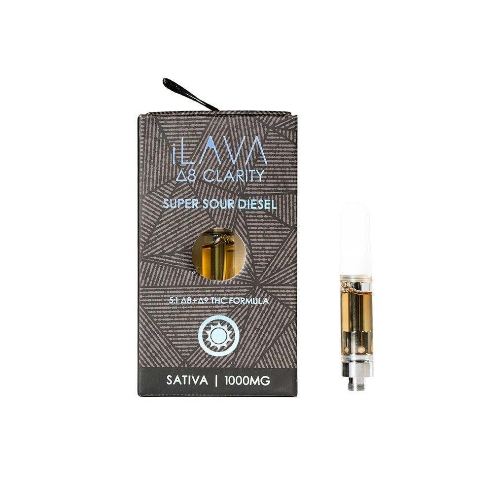 Delta 8 Clarity Cartridge 1000mg - Super Sour Diesel - image 1