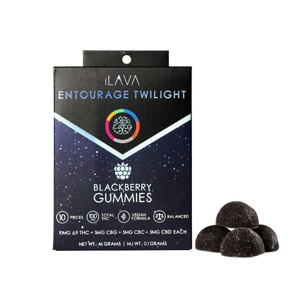 Entourage Twilight Gummies 100mg - Blackberry - image 1