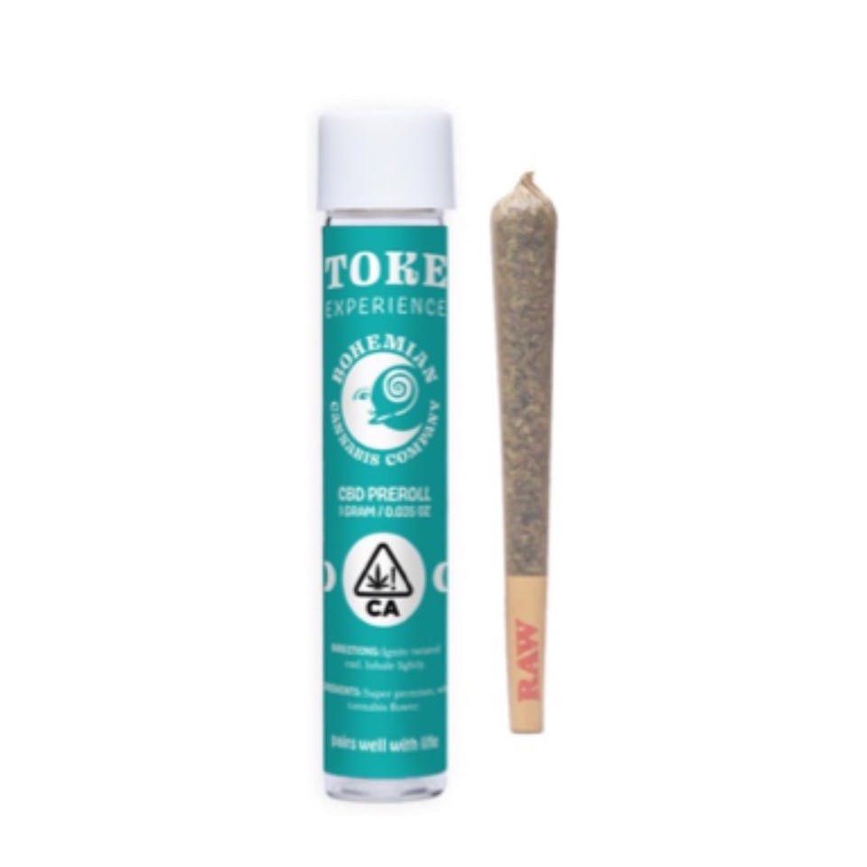 BOHEMIAN CANNABIS COMPANY - TOKE PREROLL - CANNATONIC X BLUE DREAM 1 GRAM - image 1