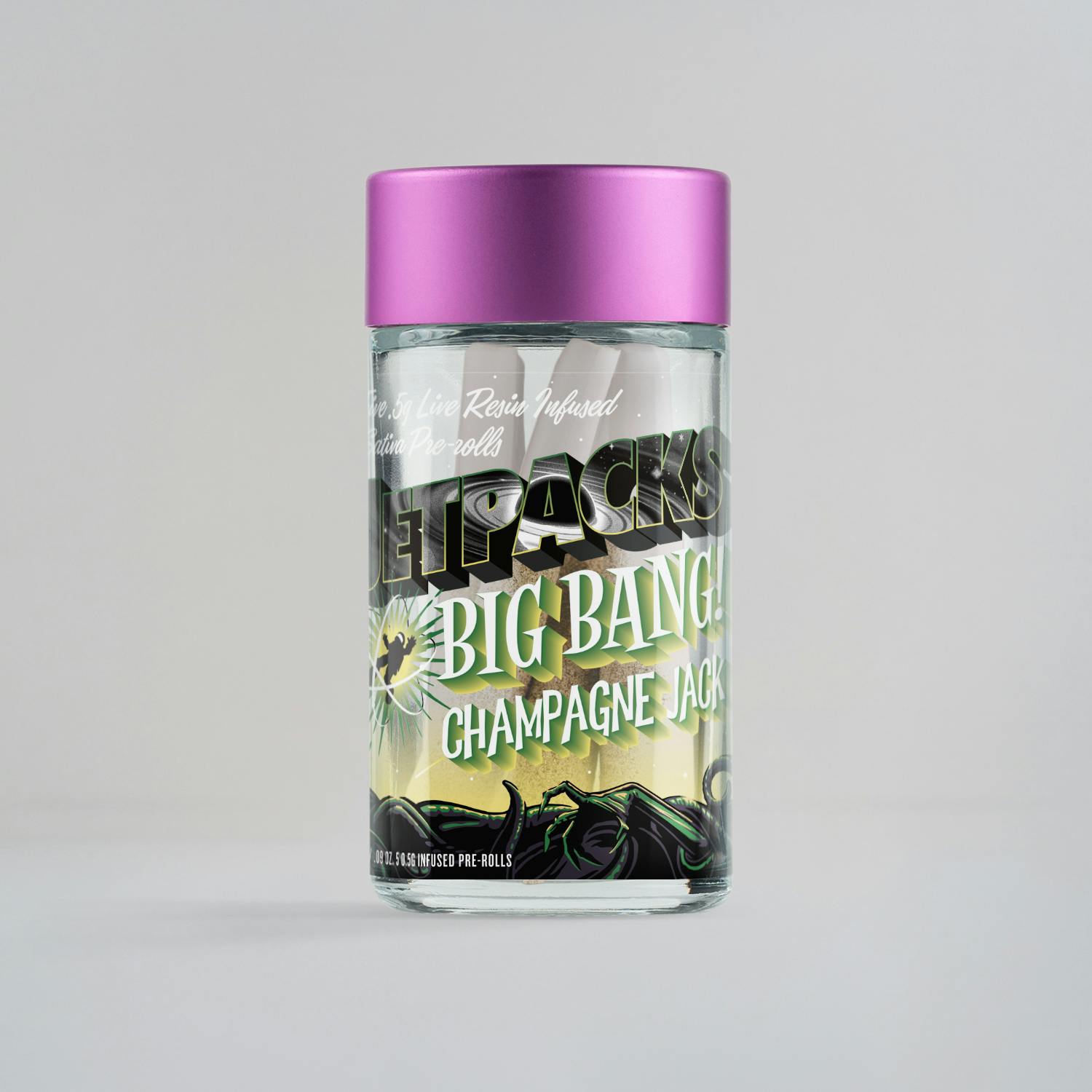 Champagne Jack Big Bang (2.5G Infused Pack, Live Resin & THCA Diamond) - image 1
