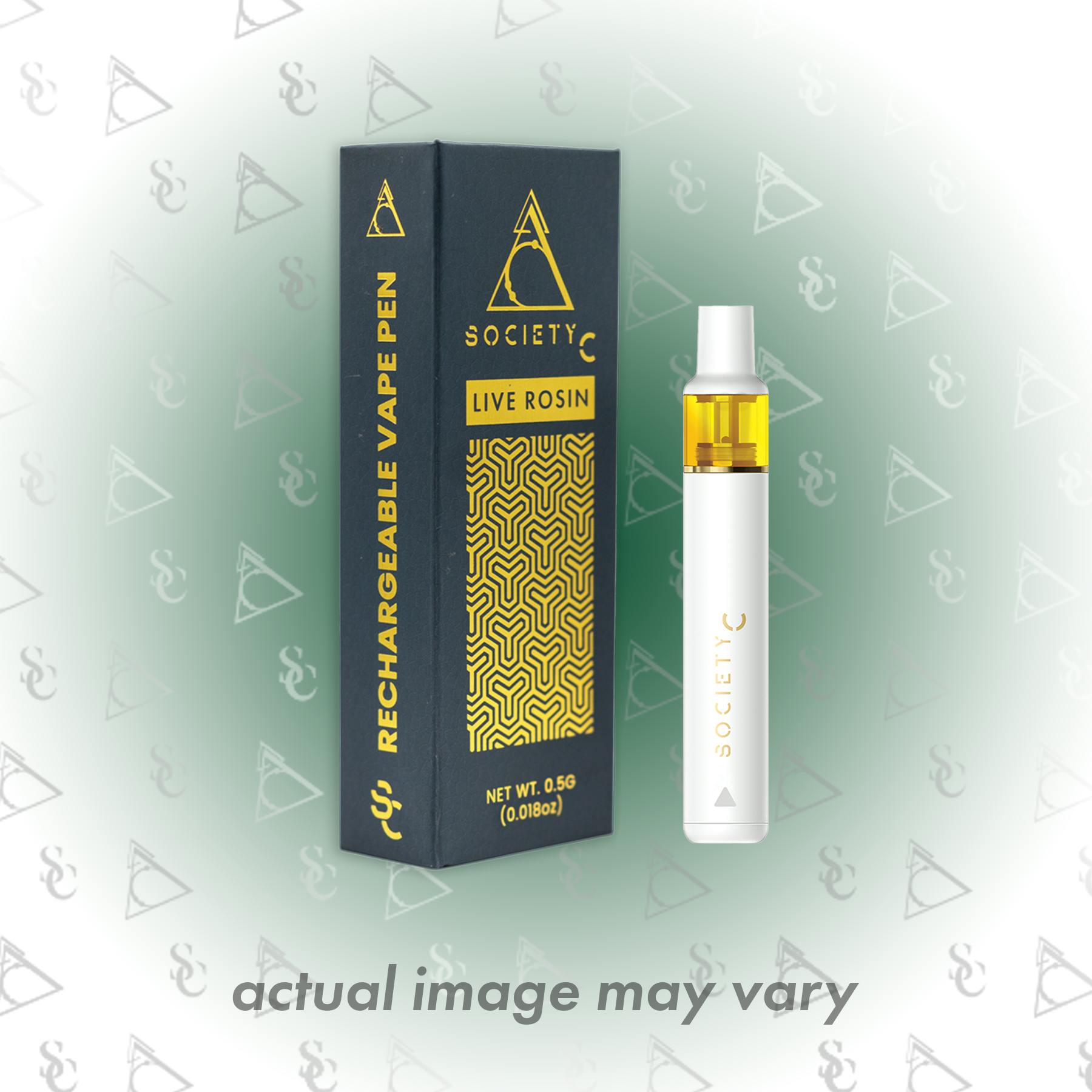 Society C - Platinum Cake - 0.5g Live Rosin Disposable Vape - image 1