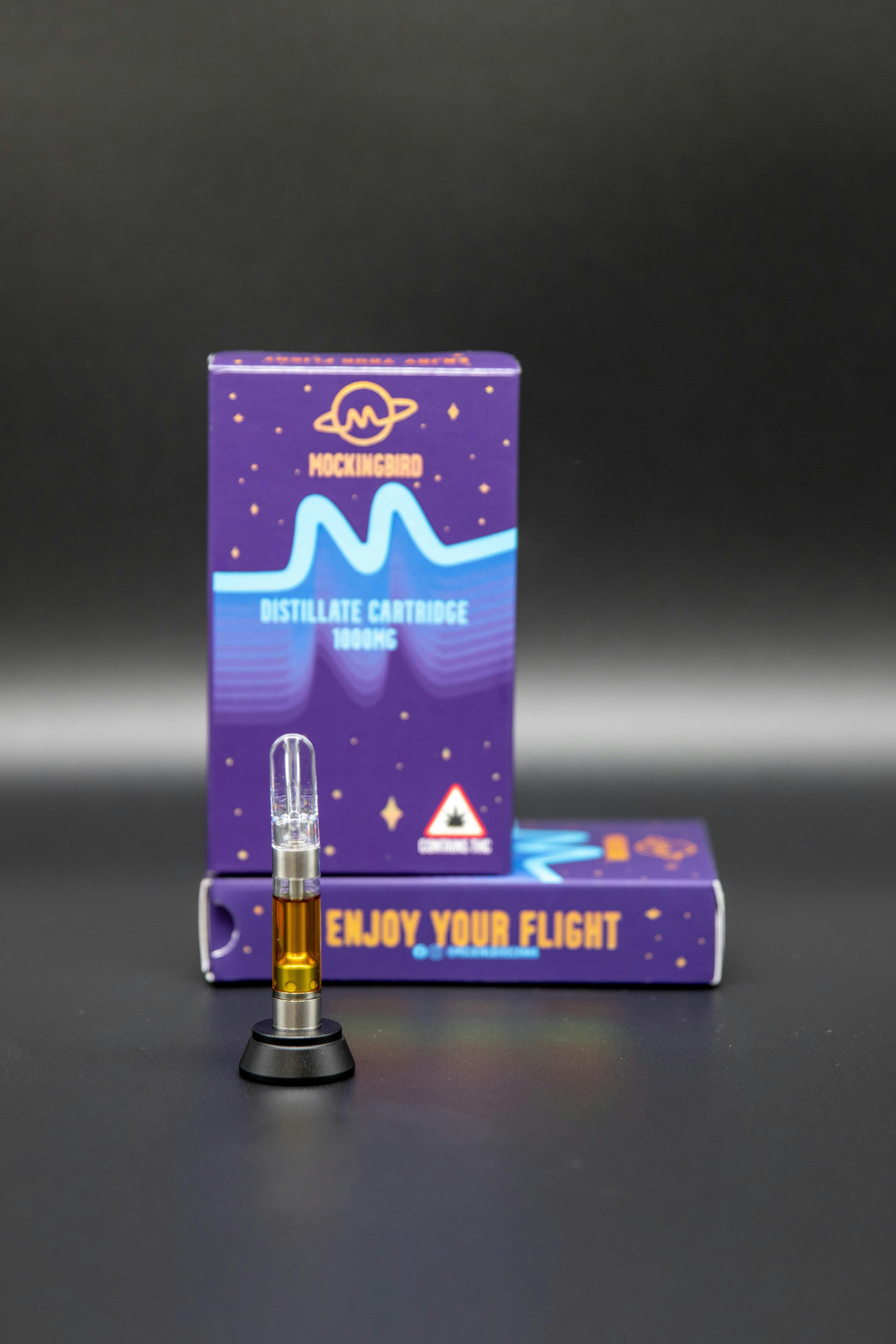 Mockingbird Distillate Cartridge: Granddaddy Purple 1g - image 1